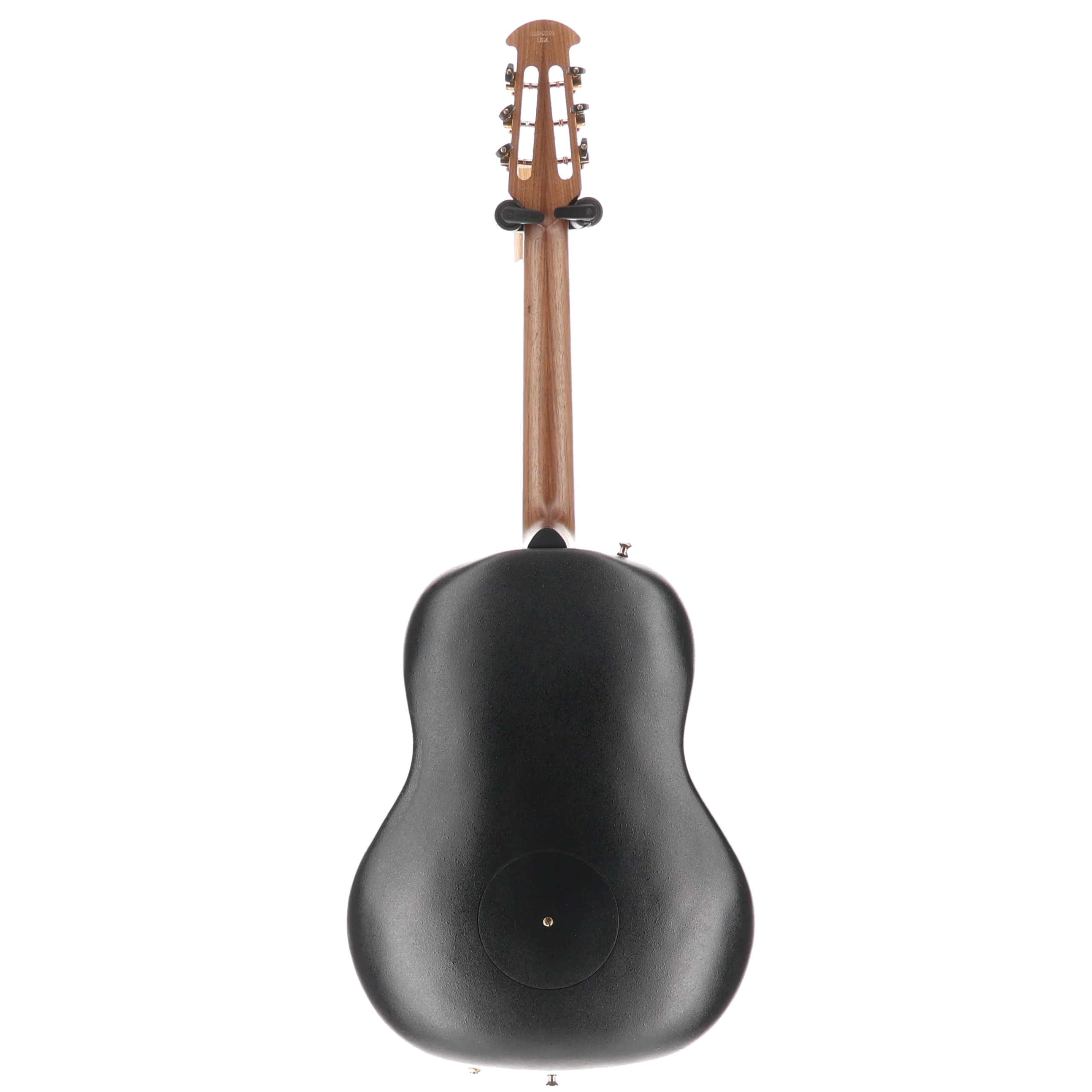 Adamas Adamas E-Acoustic Guitar ADAMAS U581T-FM Mid-Depth, Black Satin Copper Metal Flake, Plays Great (RC4) (42707) - Image 6