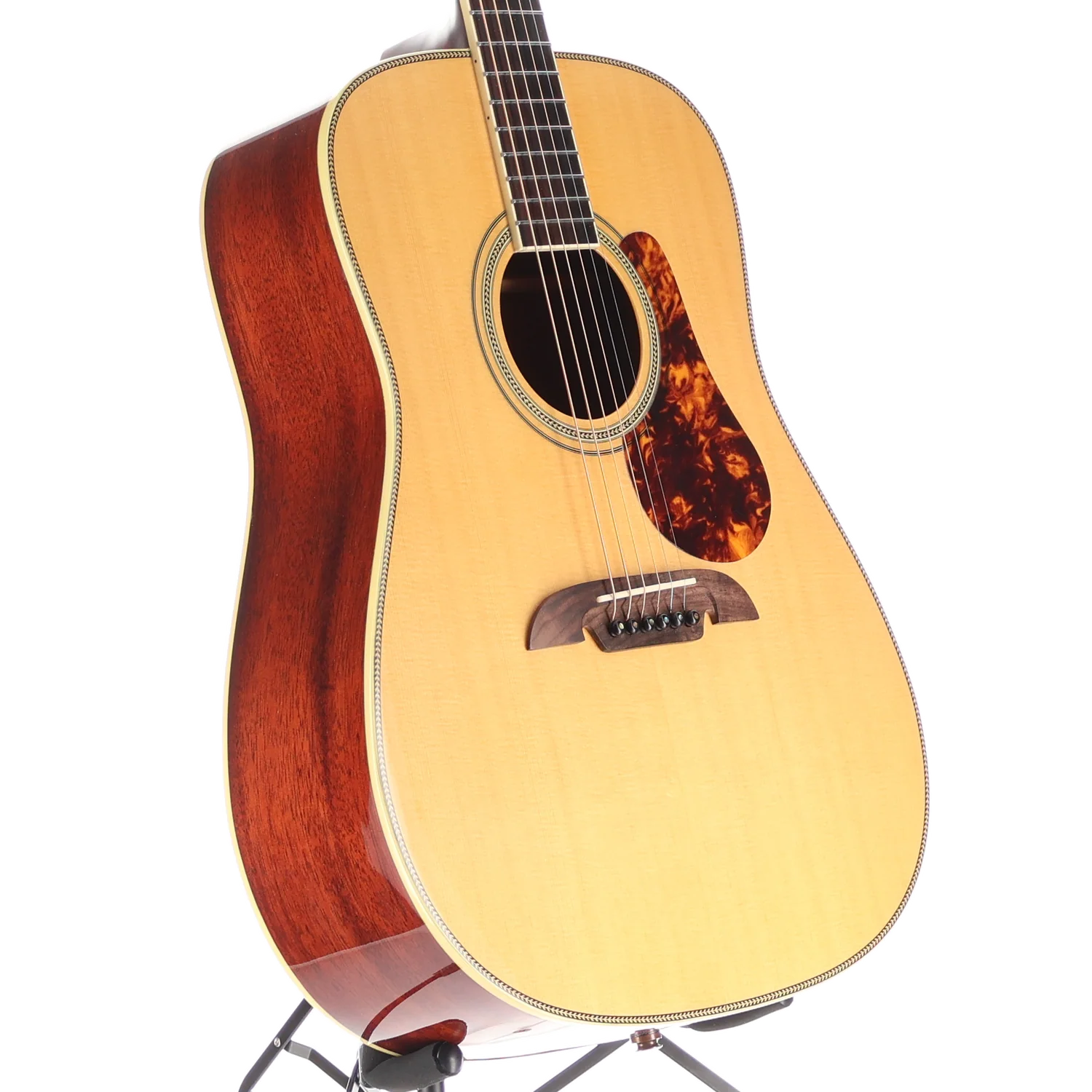 Alvarez Herringbone Masterworks A/E Dread, Spruce Top, Mahogany Back and Sides, Natural, Plays Great (RC2) (49003) - Image 3