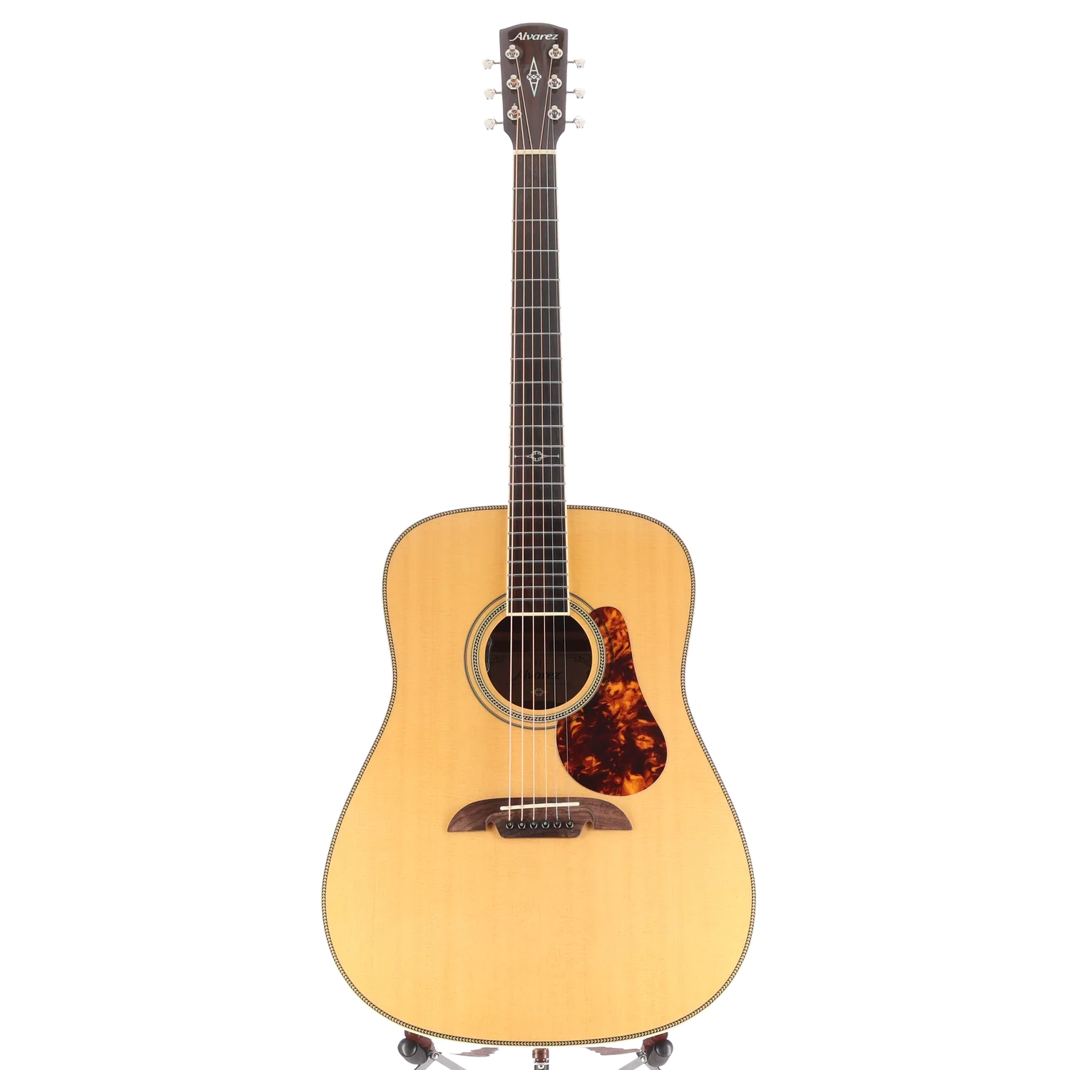 Alvarez Herringbone Masterworks A/E Dread, Spruce Top, Mahogany Back and Sides, Natural, Plays Great (RC2) (49003) - Image 5