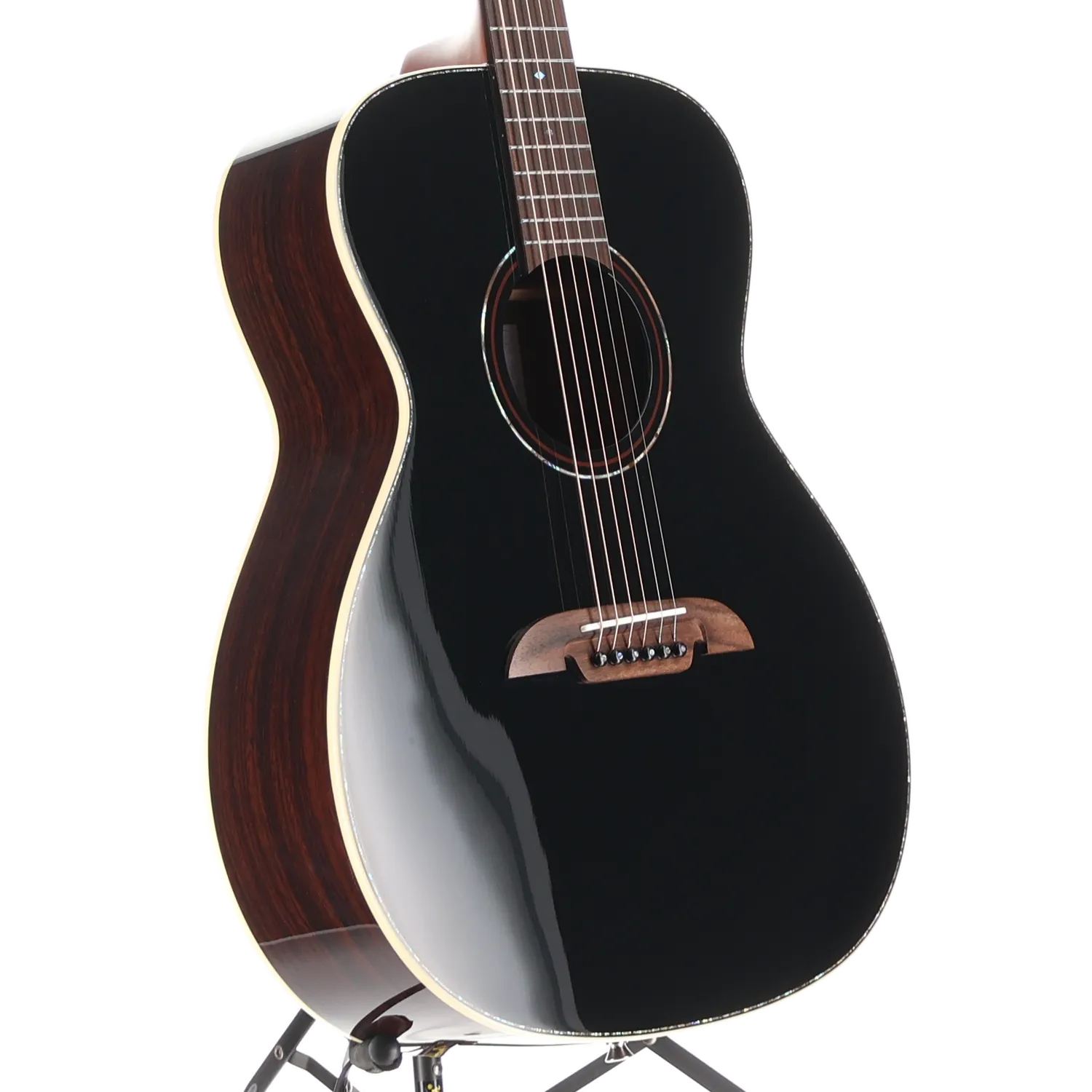 Alvarez Masterworks OM Limited 60th Diamond Anniversary - Black Top (V12) (09024) - Image 3