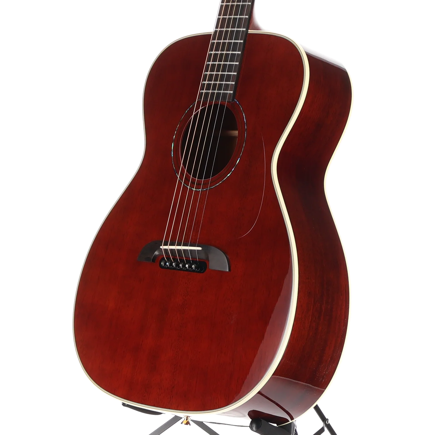 Alvarez Yairi Honduran Mahogany Folk/OM - Natural, Professional Setup (P) (49002) - Image 4