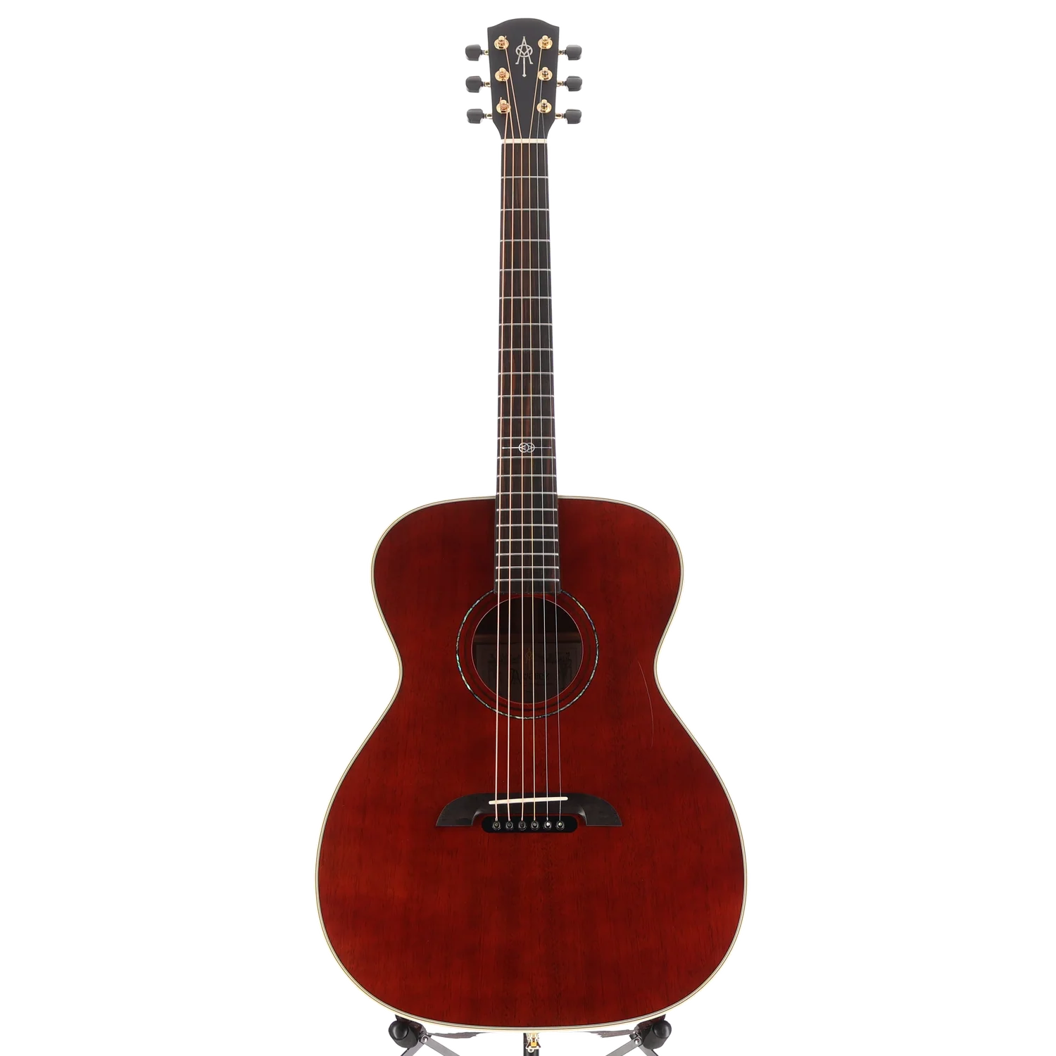 Alvarez Yairi Honduran Mahogany Folk/OM - Natural, Professional Setup (P) (49002) - Image 5