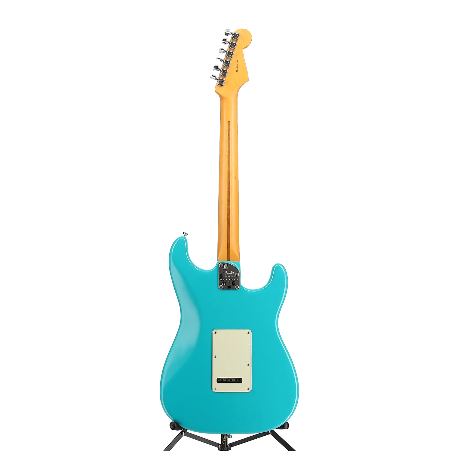 American Professional II Stratocaster Left-Hand, Rosewood Fingerboard, Miami Blue (EC6) (75741) - Image 6