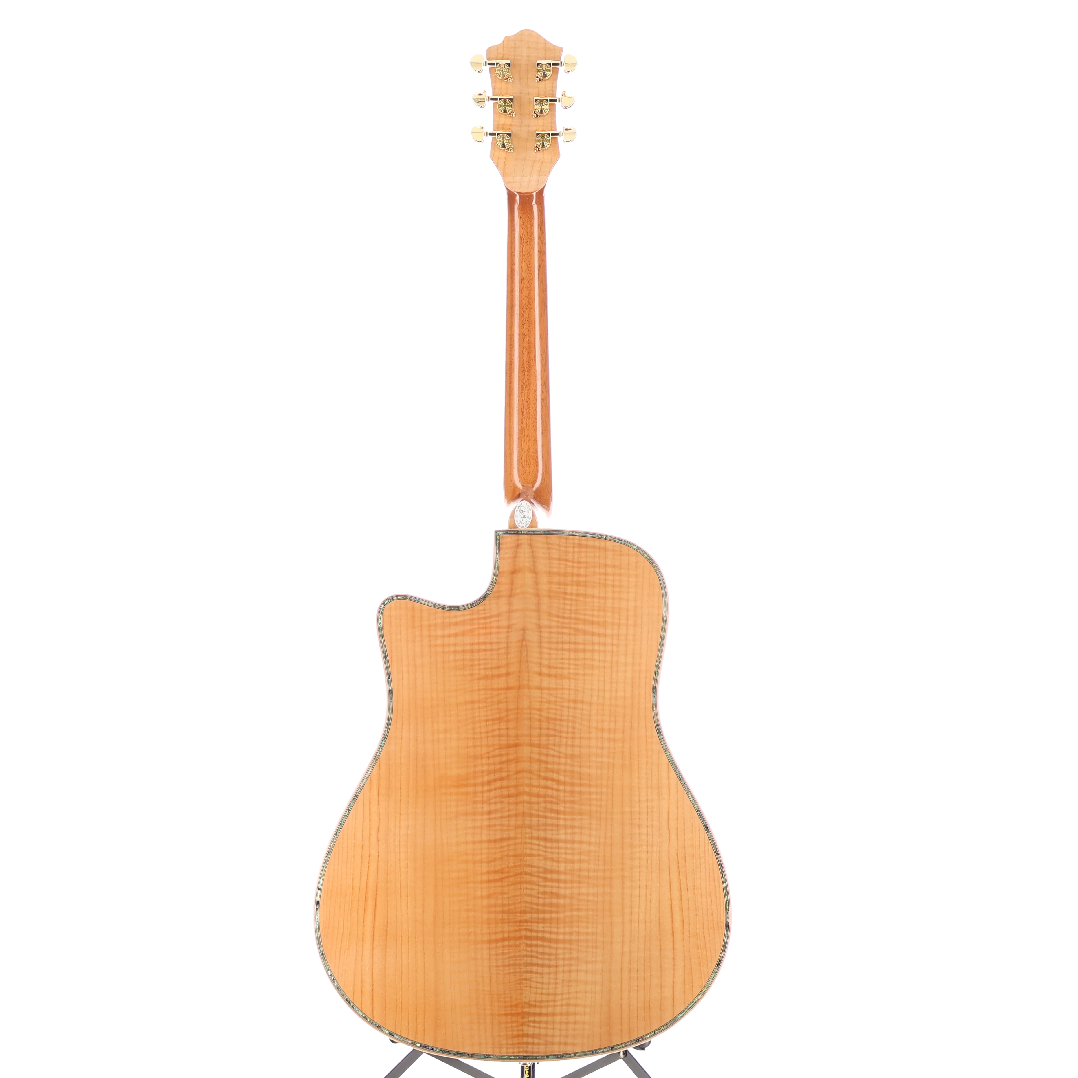 BC Rich 6-string Acoustic-electric with Maple Top, Maple Back and Sides, Flame Maple, Expert Setup (P) (00034) - Image 6