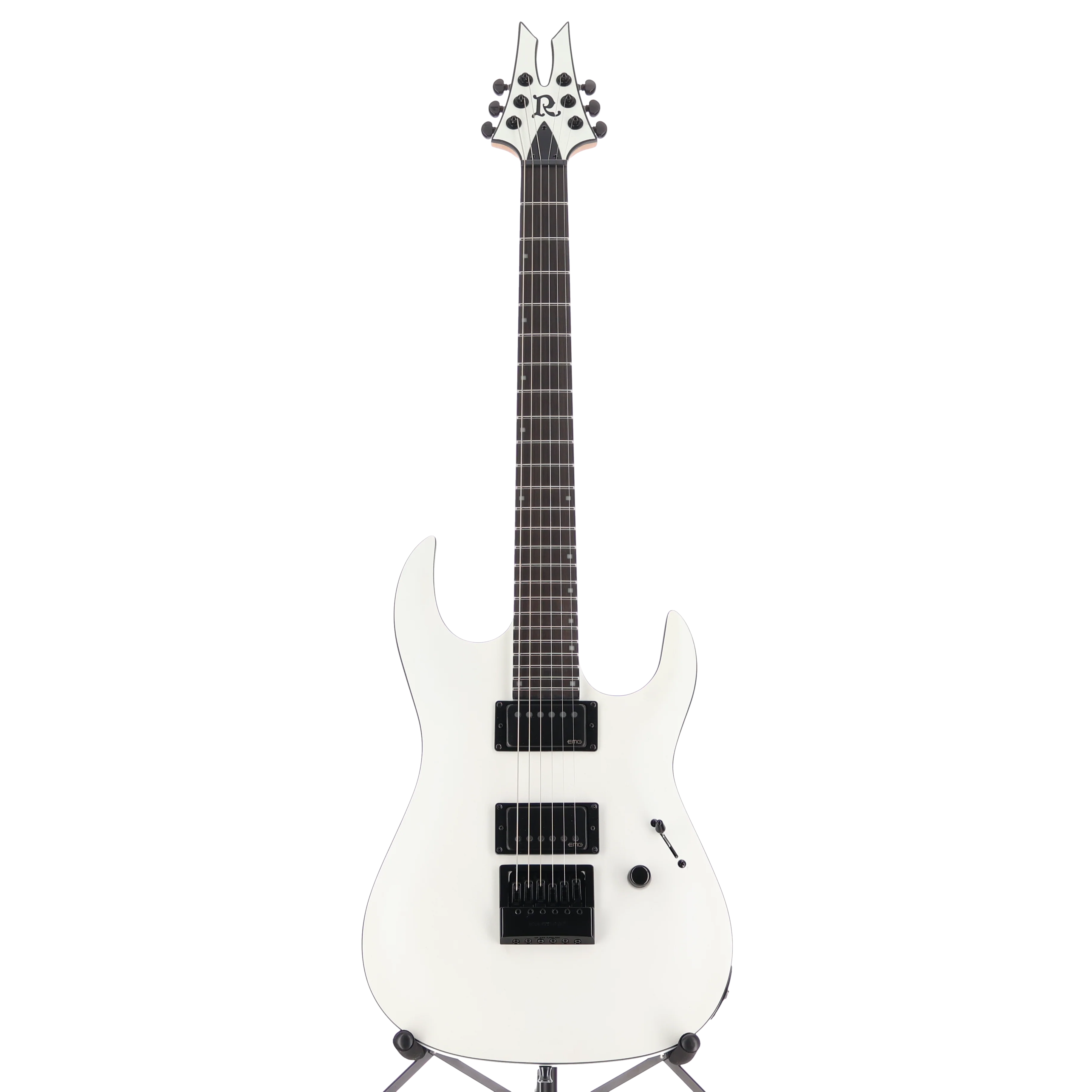 BC Rich Andy James Signature Assassin 6, Matte White, Plays Great (Q10) (60337) - Image 5