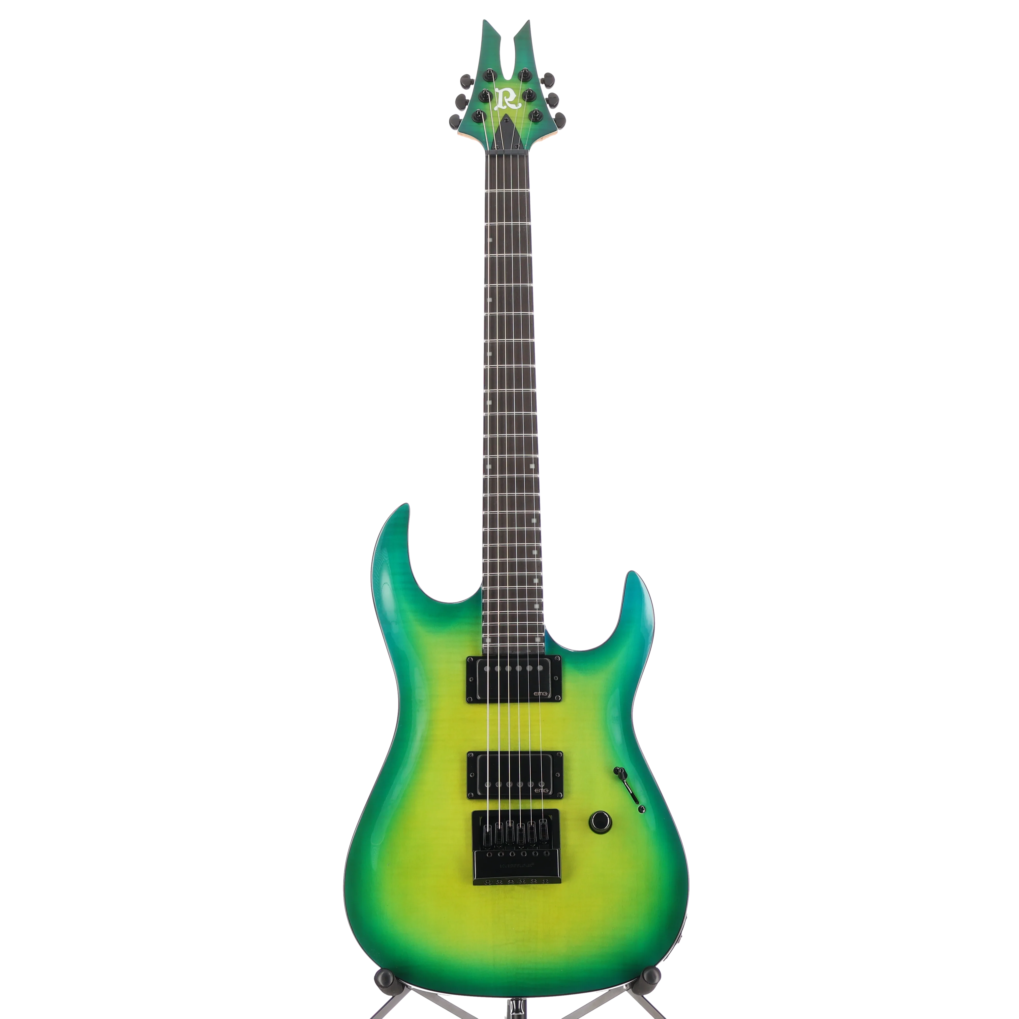 BC Rich Andy James Signature Assassin 6, Trans Green (Q4) (60343) - Image 5