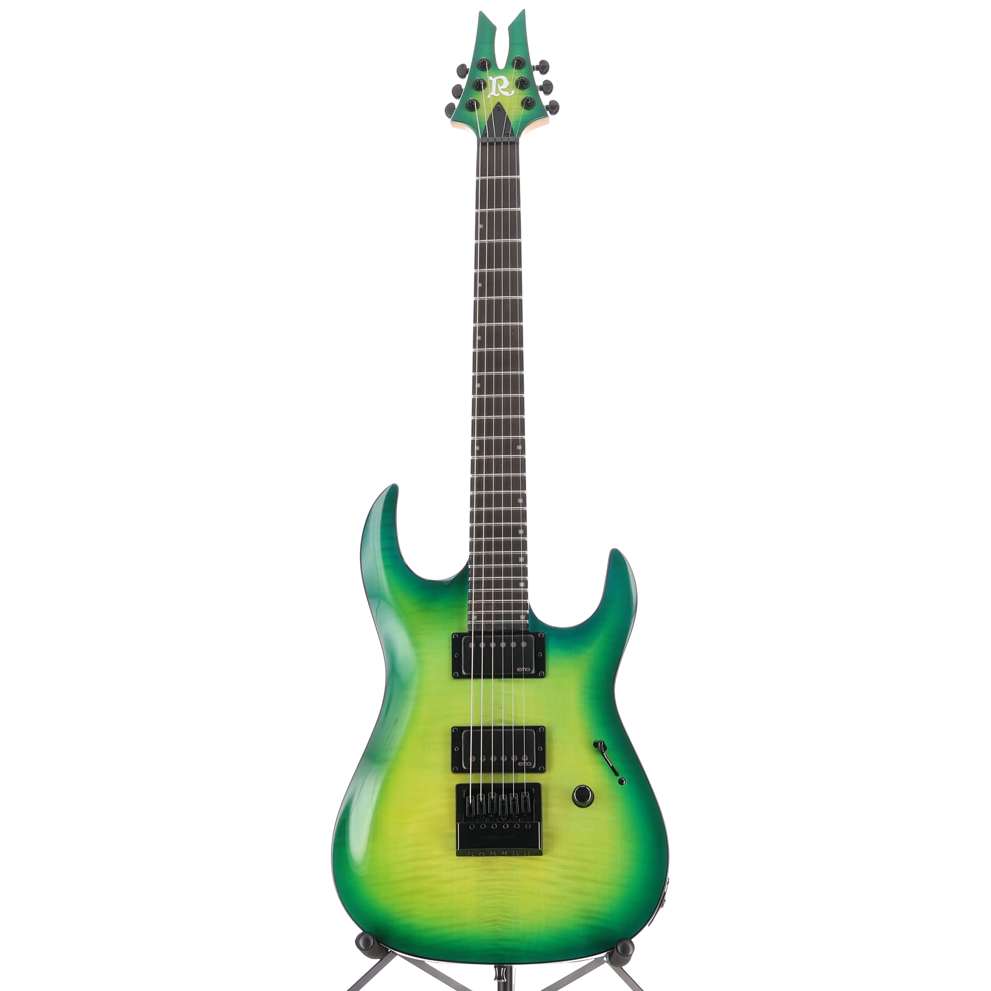 BC Rich Andy James Signature Assassin 6, Trans Green, Plays Great (Q9) (60338) - Image 5