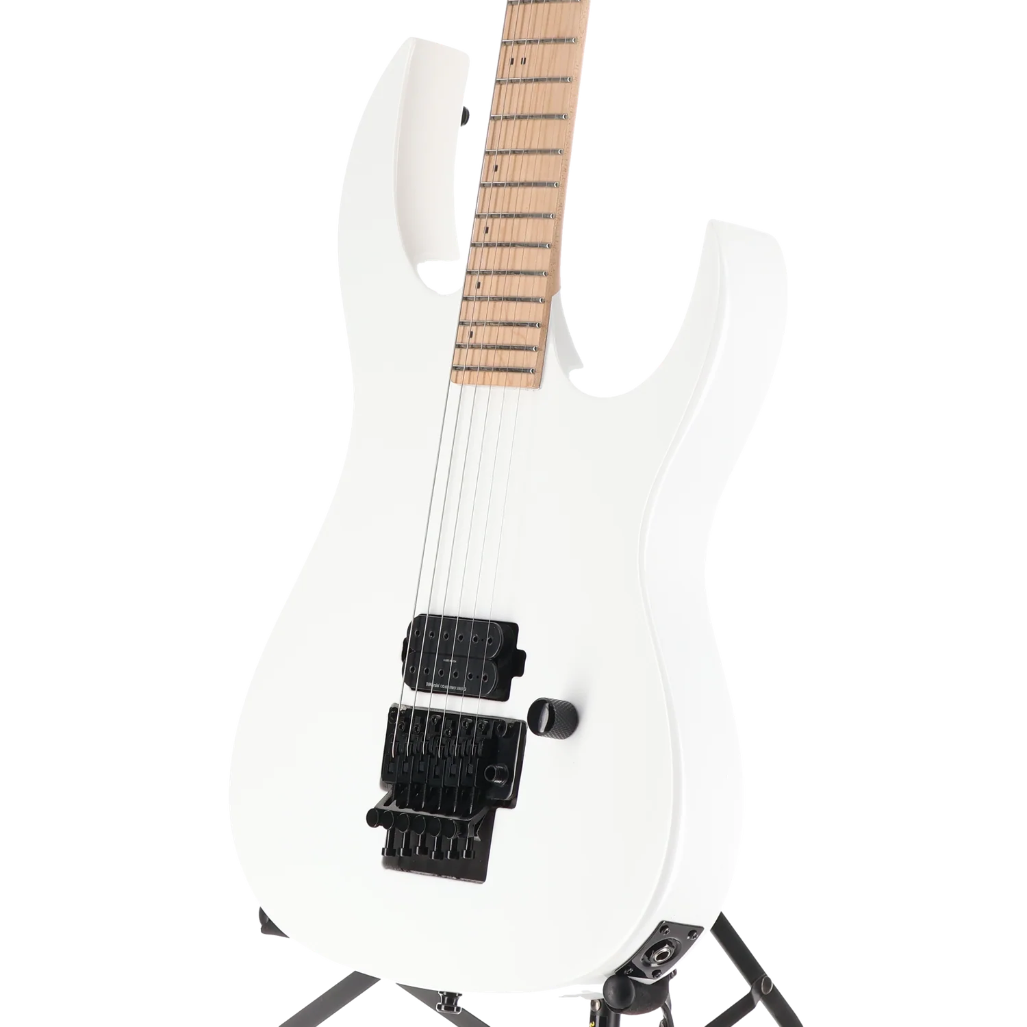 BC Rich Gunslinger II Prophecy with Nyatoh Body, Maple Neck, Maple Fingerboard, and 1 Humbucking Pickup - White Pearl (SR) (60052) - Image 4