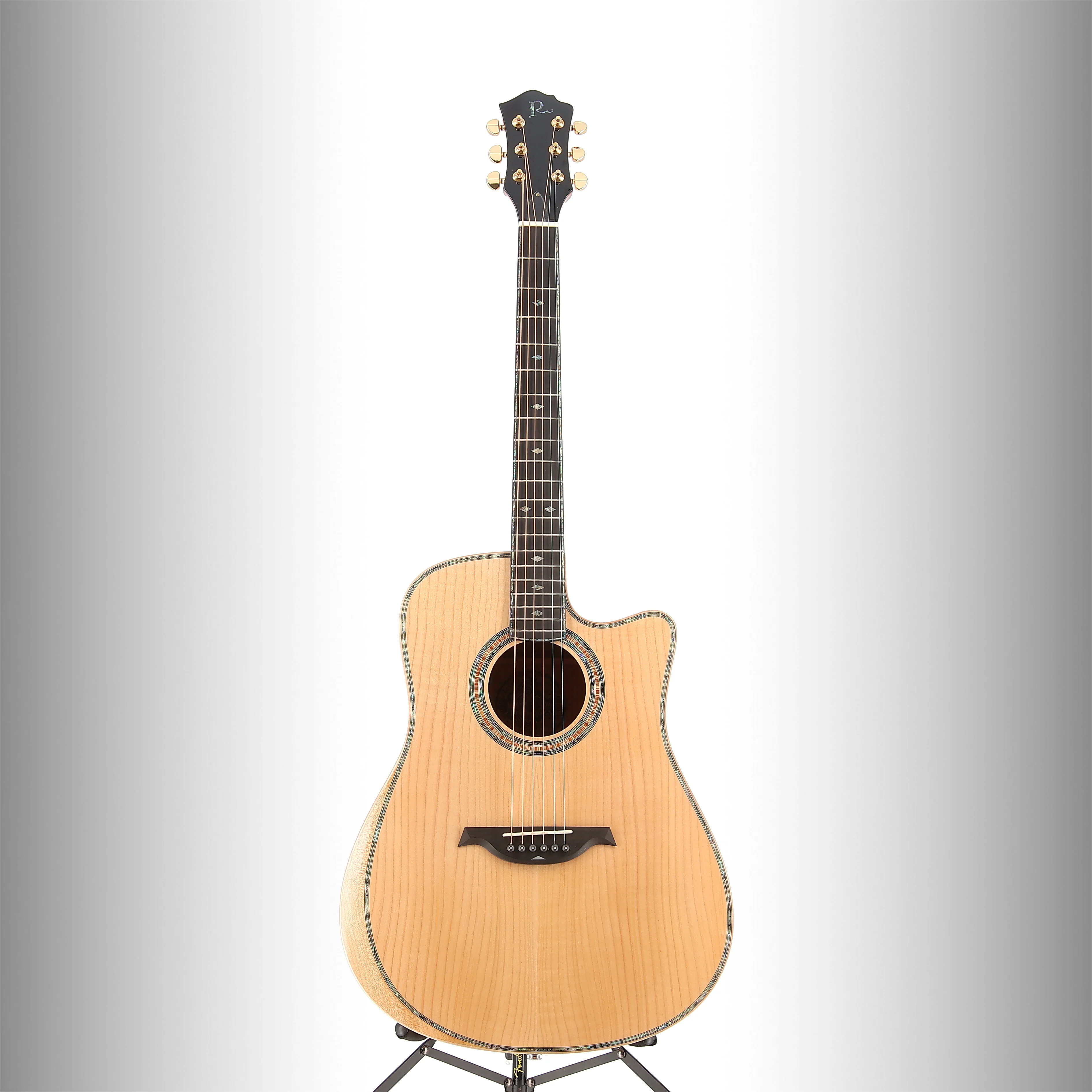 BC Rich Prophecy Series A/E Cutaway with Maple Top, Maple Back and Sides, Flame Maple, Plays Great (N8) (00059) - Image 5