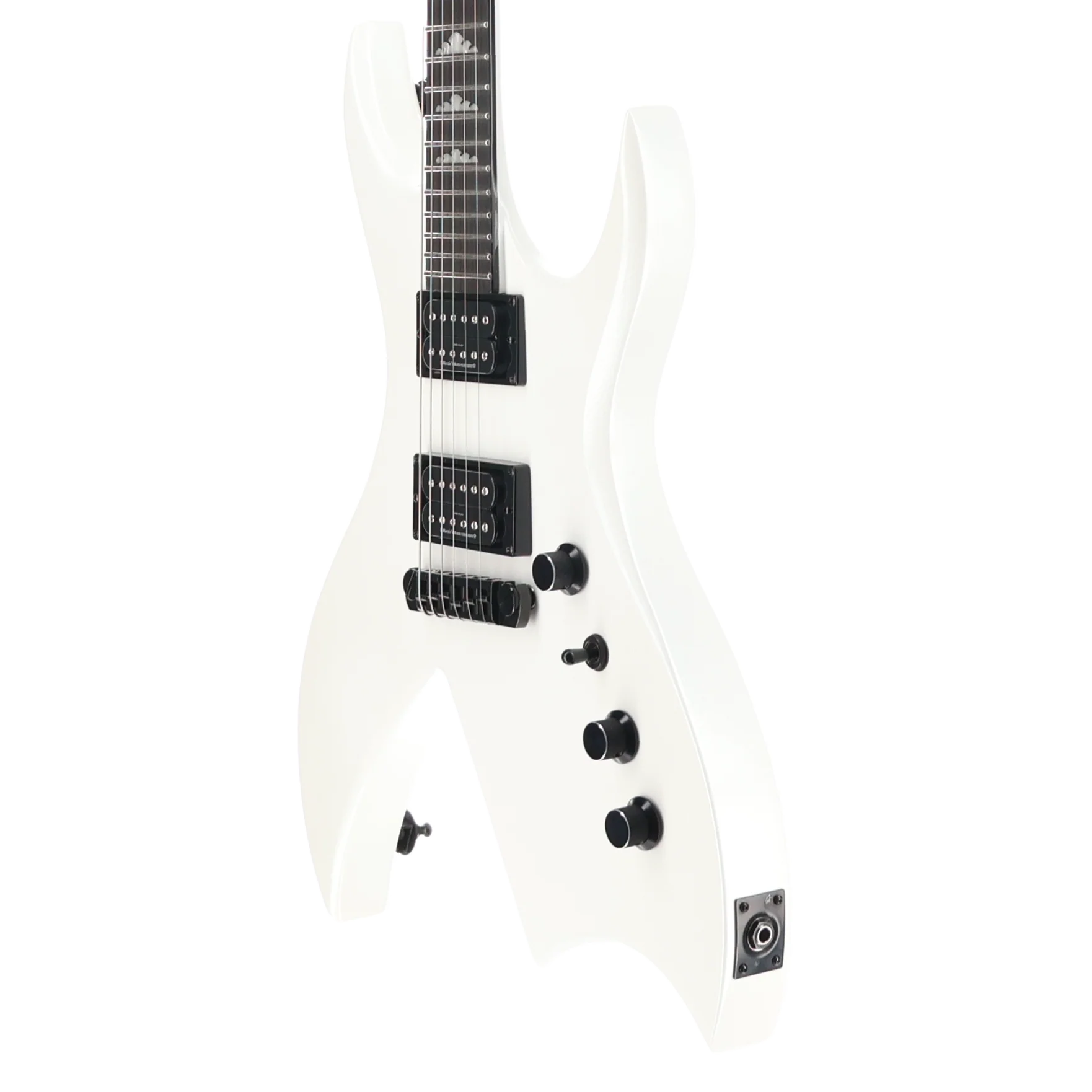 BC Rich Rich "B" Legacy 2023, Nyatoh Body, Pearl White, Dual Humbuckers, Professional Setup (SR) (40206) - Image 4