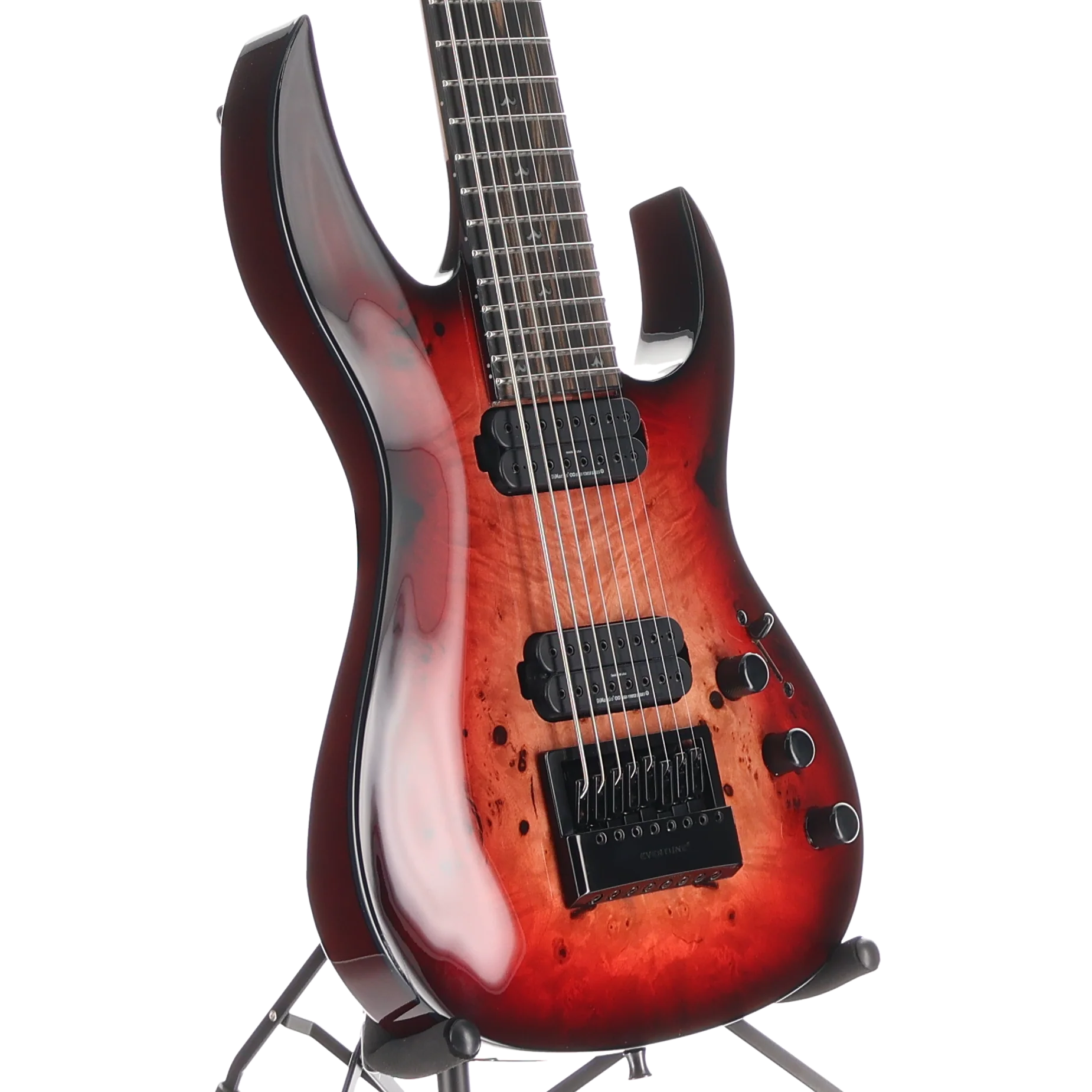 BC Rich Shredzilla 8 Prophecy Archtop, EverTune II - Lava Burst, Professional Setup (Q5) (60401) - Image 3