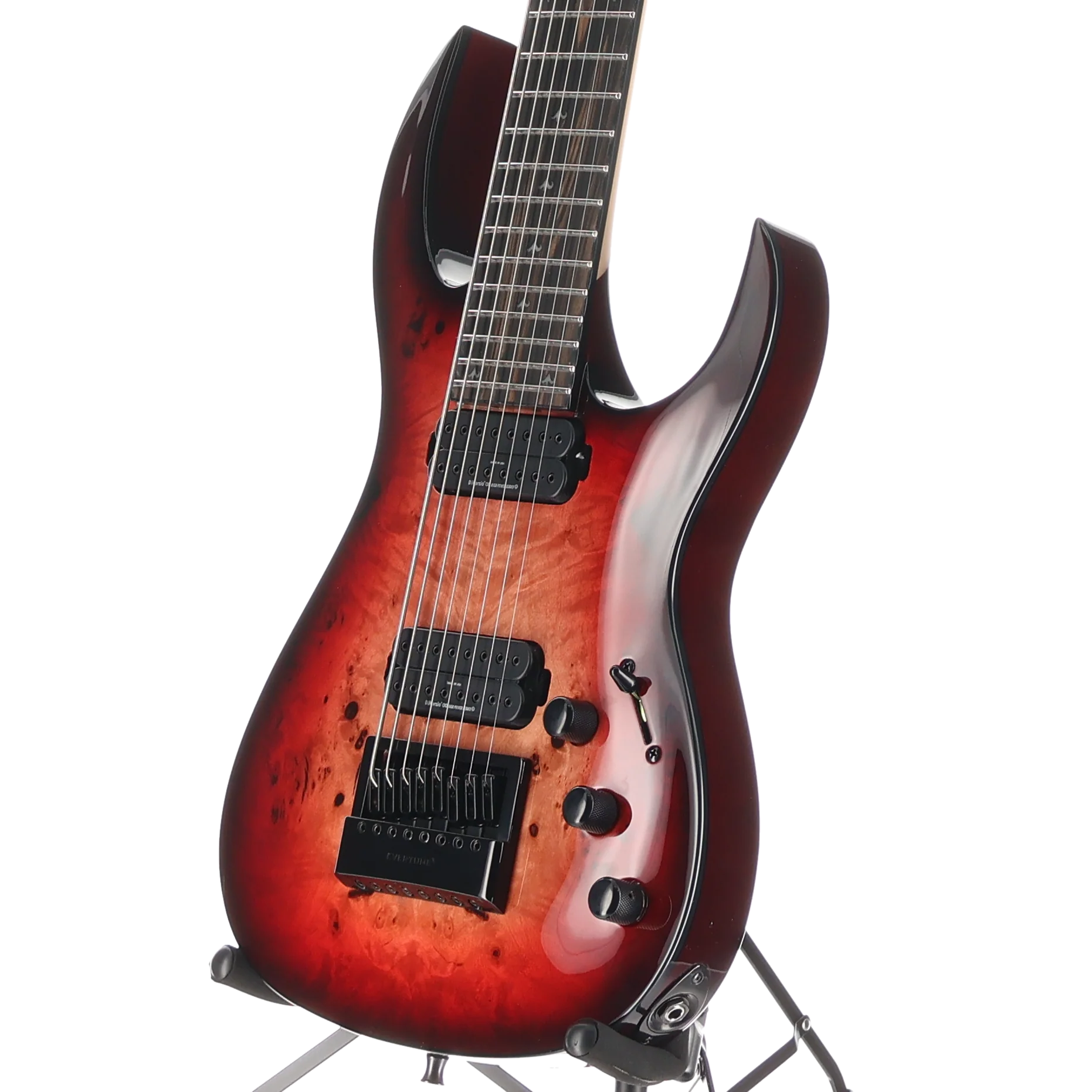 BC Rich Shredzilla 8 Prophecy Archtop, EverTune II - Lava Burst, Professional Setup (Q5) (60401) - Image 4