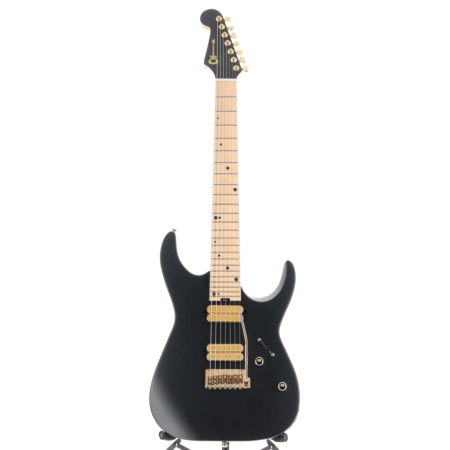 Charvel Angel Vivaldi Signature DK24-7 Nova, Satin Black, Expert Setup (SR) (00072) - Image 5