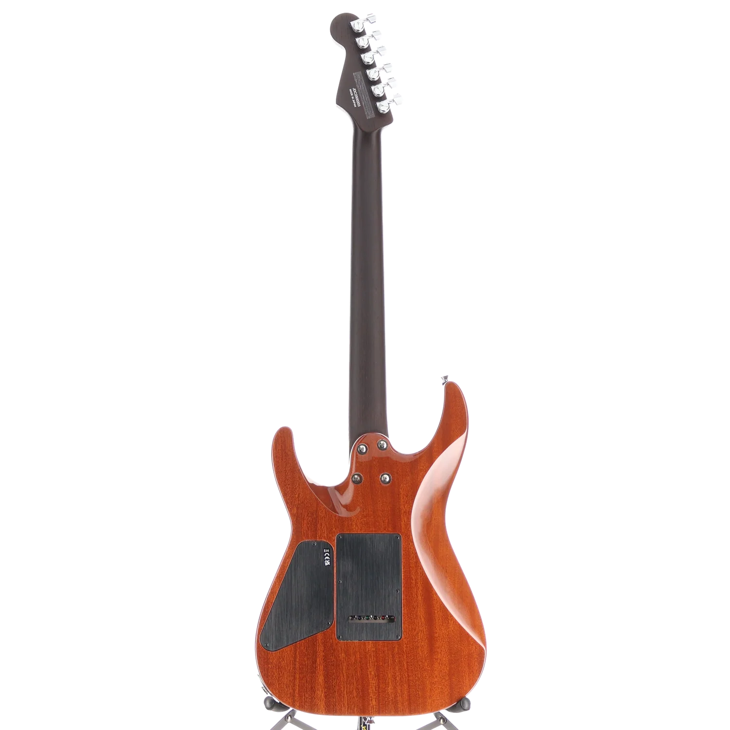 Charvel MJ DK24 HSH 2PT W Mahogany with Flame Maple, Wenge Fingerboard, Antique Burst (RP) (14887) - Image 6