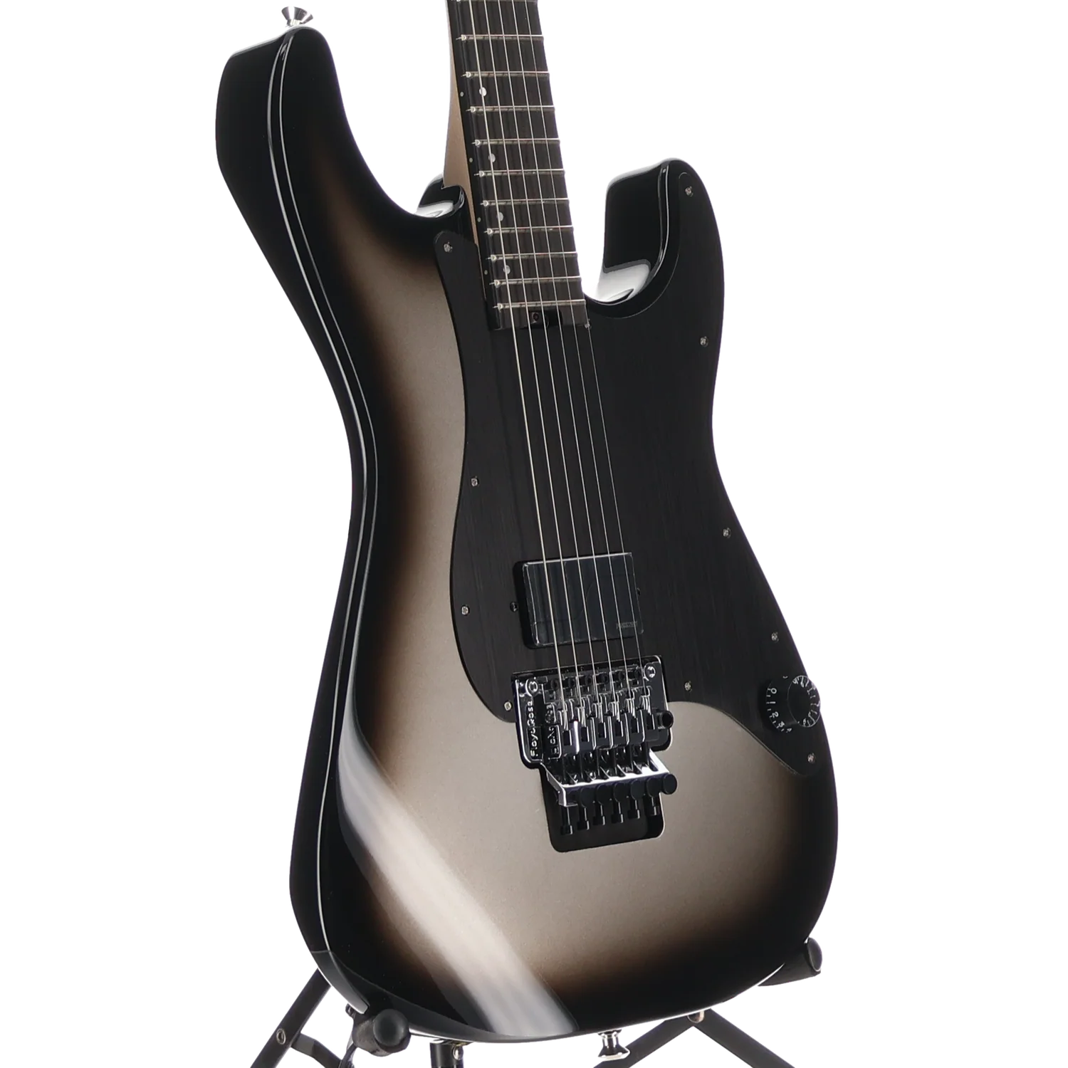 Charvel Phil Sgrosso Signature Pro-Mod So-Cal Style 1 H FR E, Ebony Fingerboard, Silverburst (RP) (55521) - Image 3