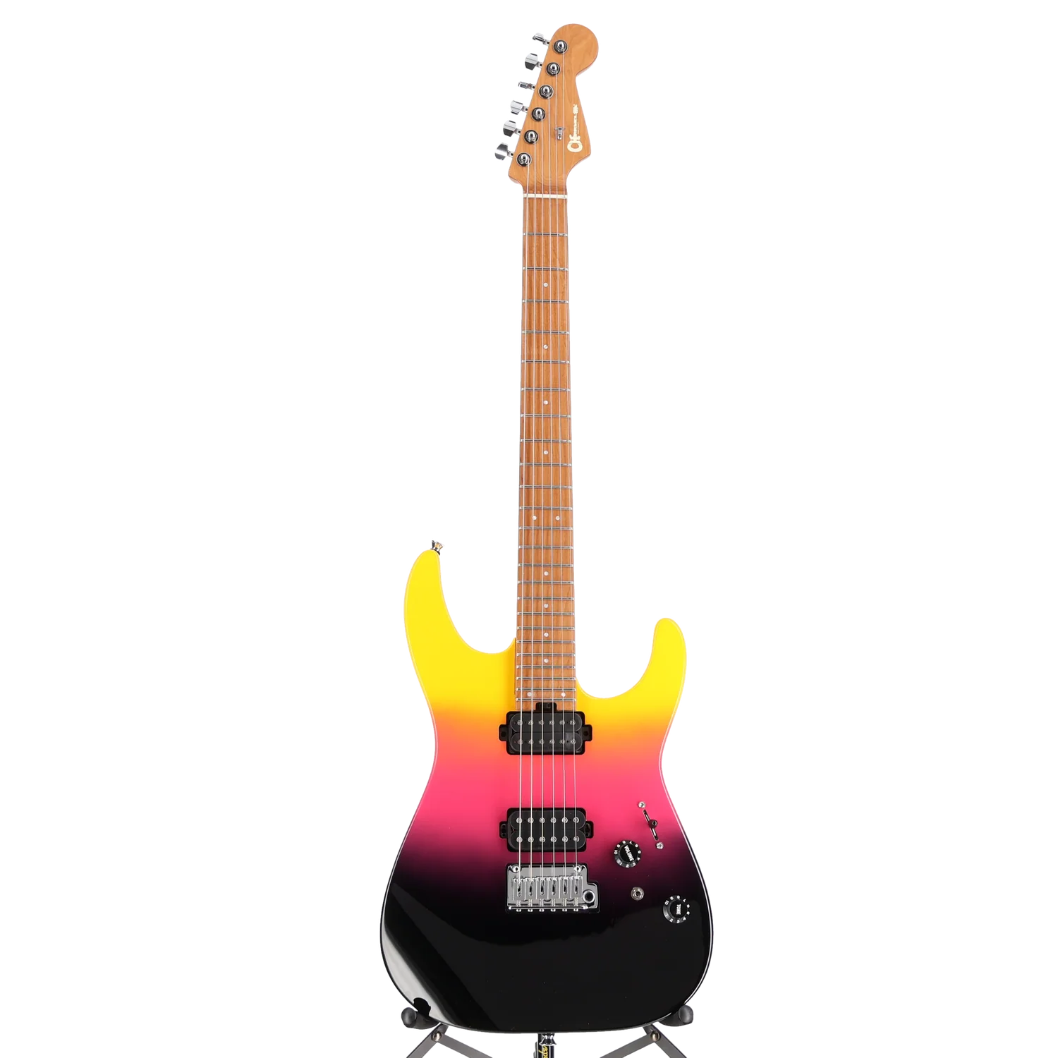 Charvel Pro-Mod DK24 HH 2PT CM, Malibu Sunset, Stage Ready (SR) (01394) - Image 5