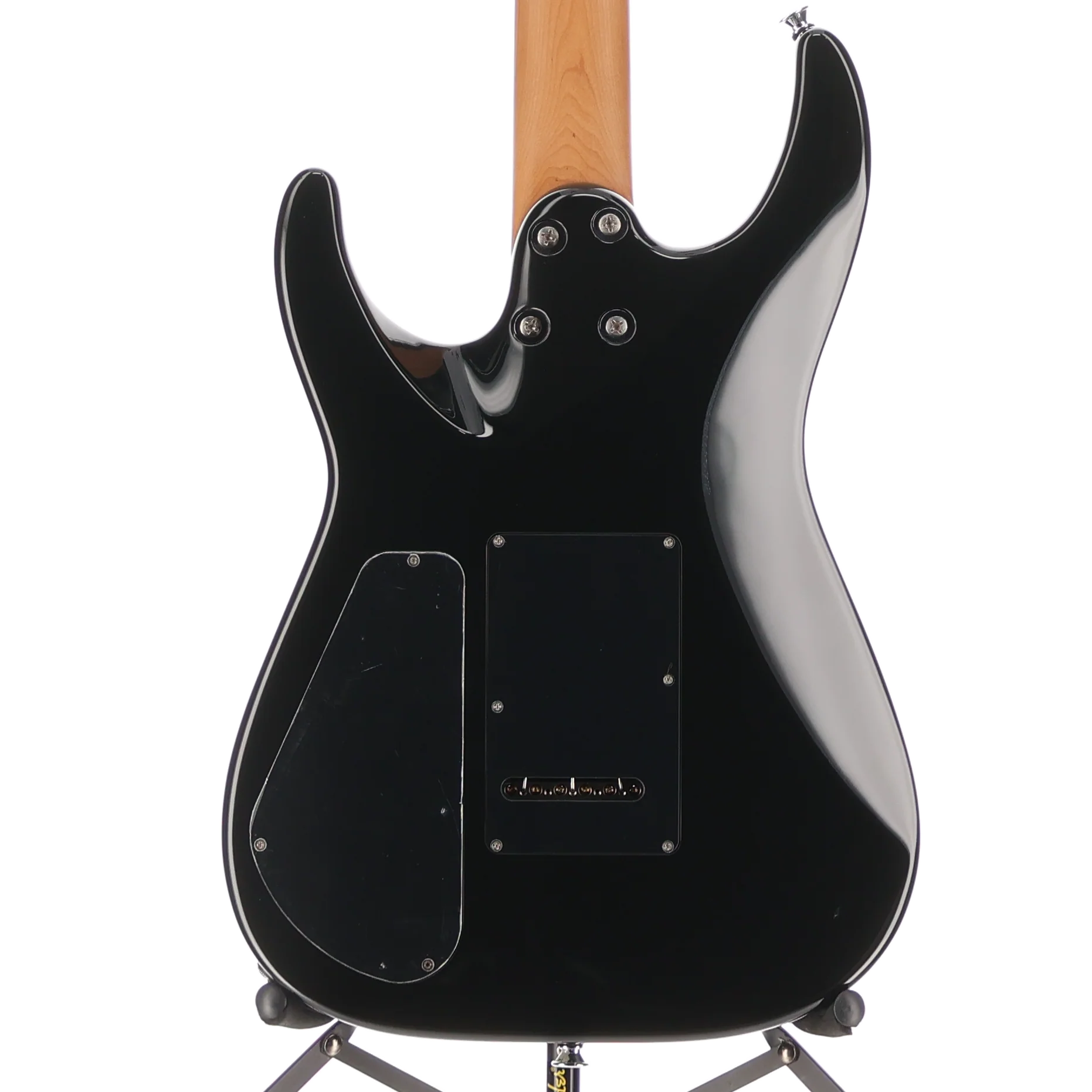 Charvel Super-Stock DKA22 2PT EB, Ebony Fingerboard, Gloss Black (S4) (03620) - Image 2