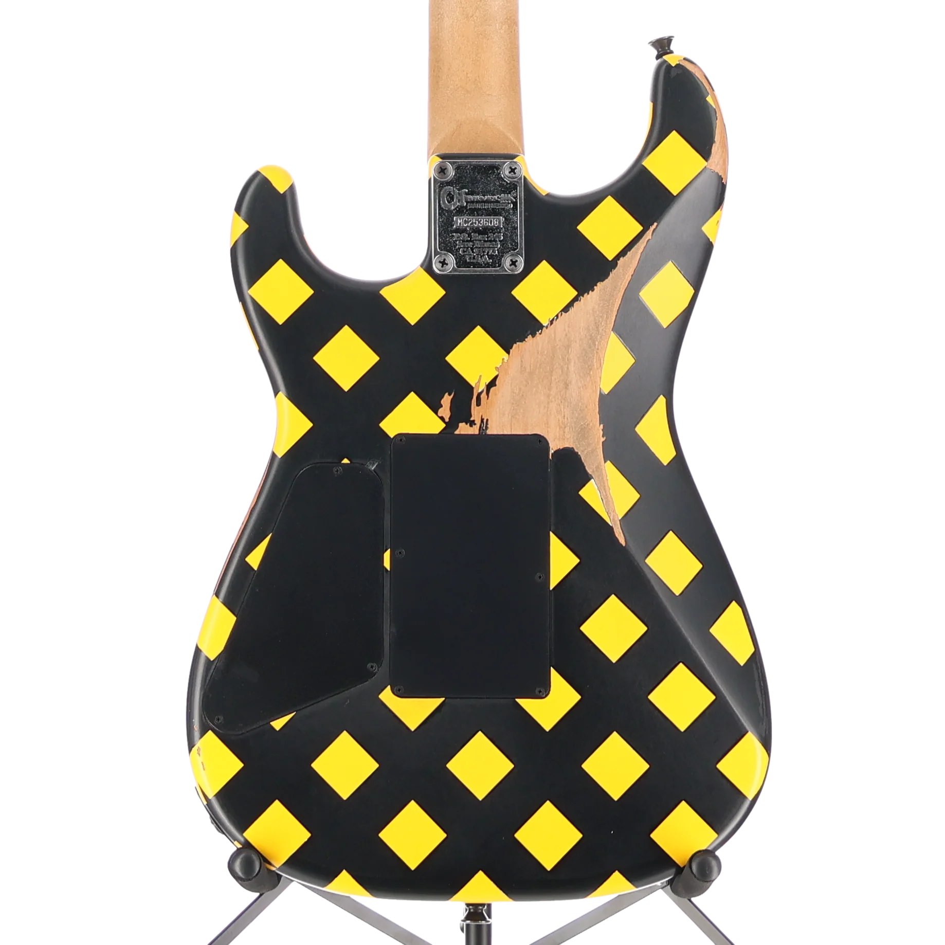 Charvel Super-Stock SD1 H FR EB, Ebony Fingerboard, Diamond Life (V12) (53608) - Image 2