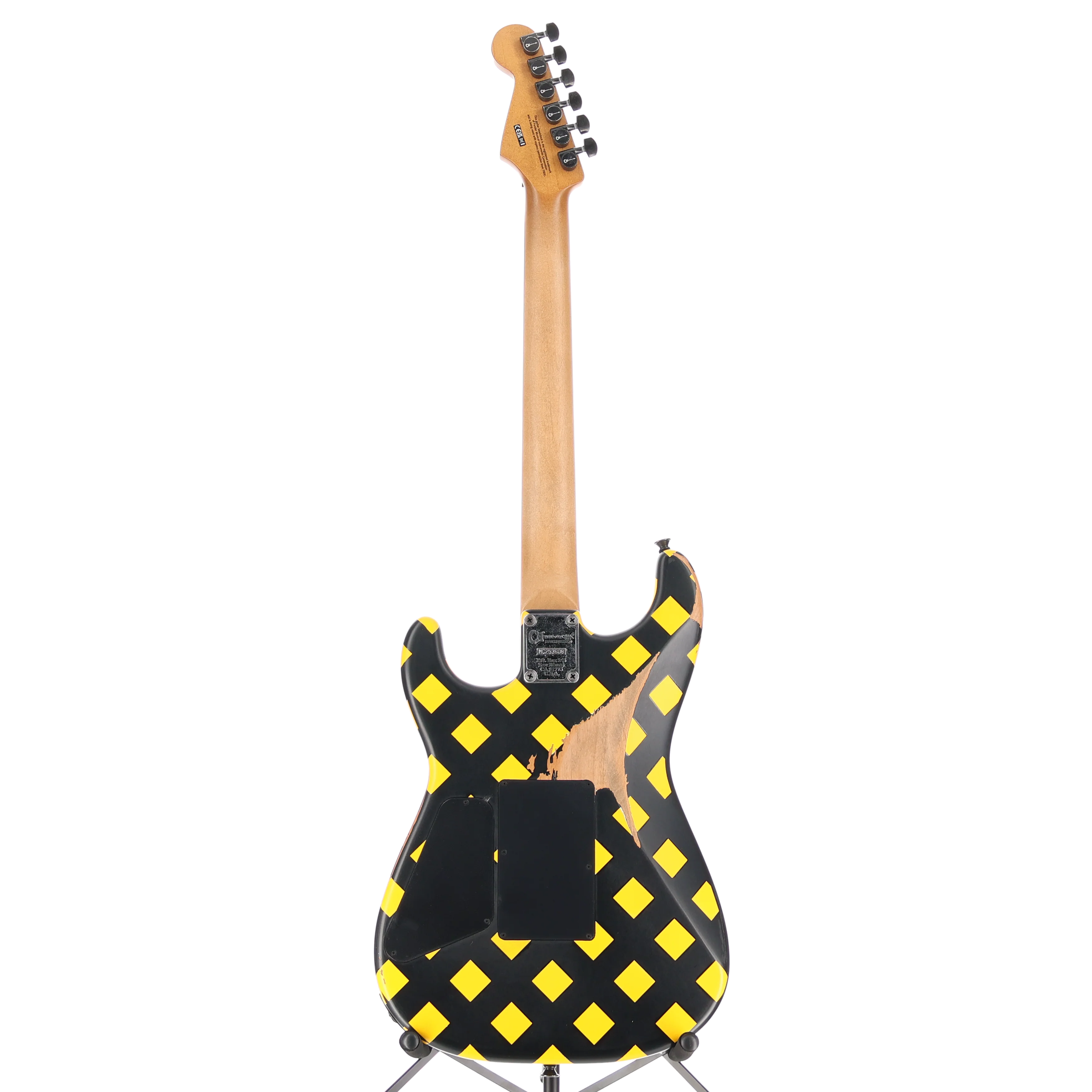 Charvel Super-Stock SD1 H FR EB, Ebony Fingerboard, Diamond Life (V12) (53608) - Image 6
