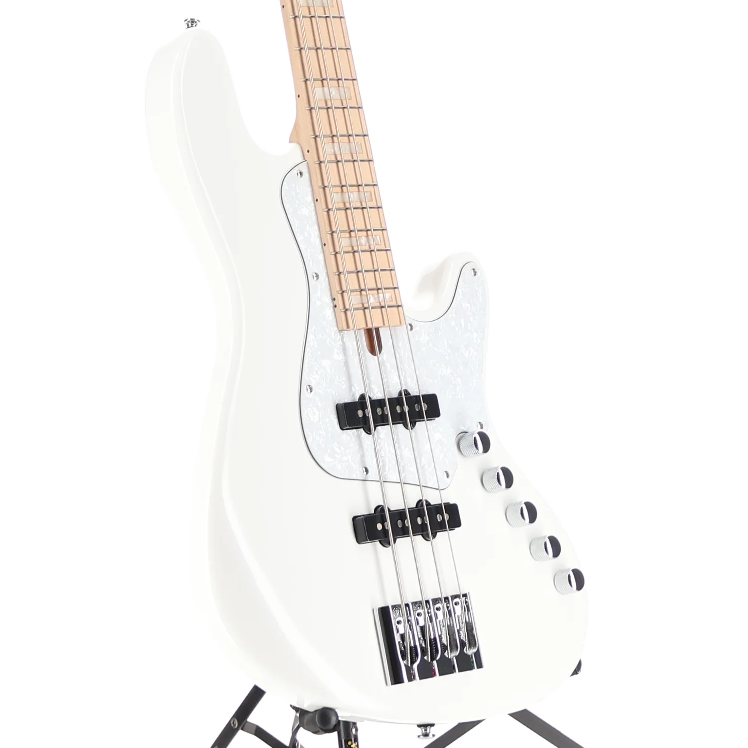 Cort Elrick NJS4 4-String Bass Guitar, White, Fully Tested (O4) (19082) - Image 3