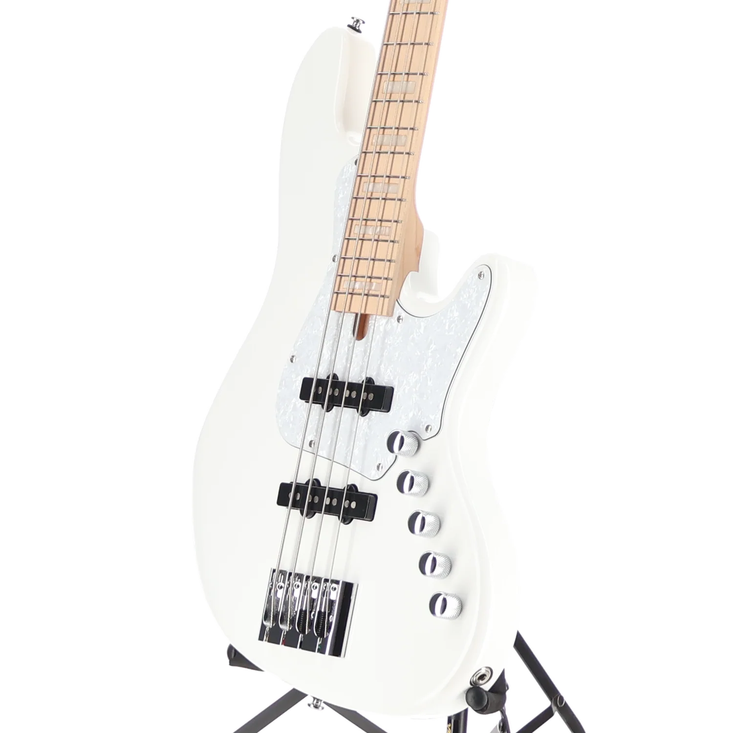 Cort Elrick NJS4 4-String Bass Guitar, White, Fully Tested (O4) (19082) - Image 4
