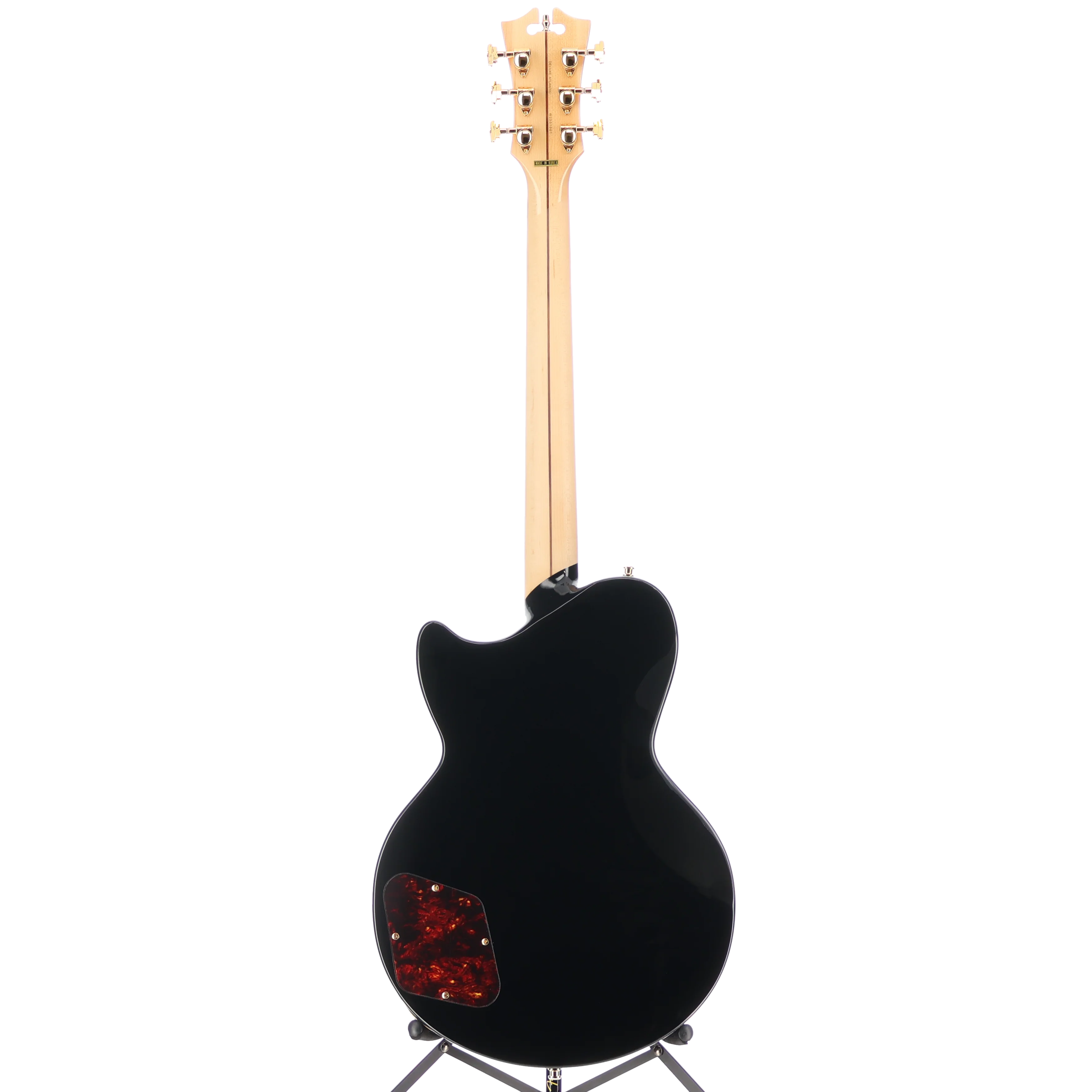 D'angelico Deluxe Atlantic - Solid Black, Expert Setup (P9) (01001) - Image 6