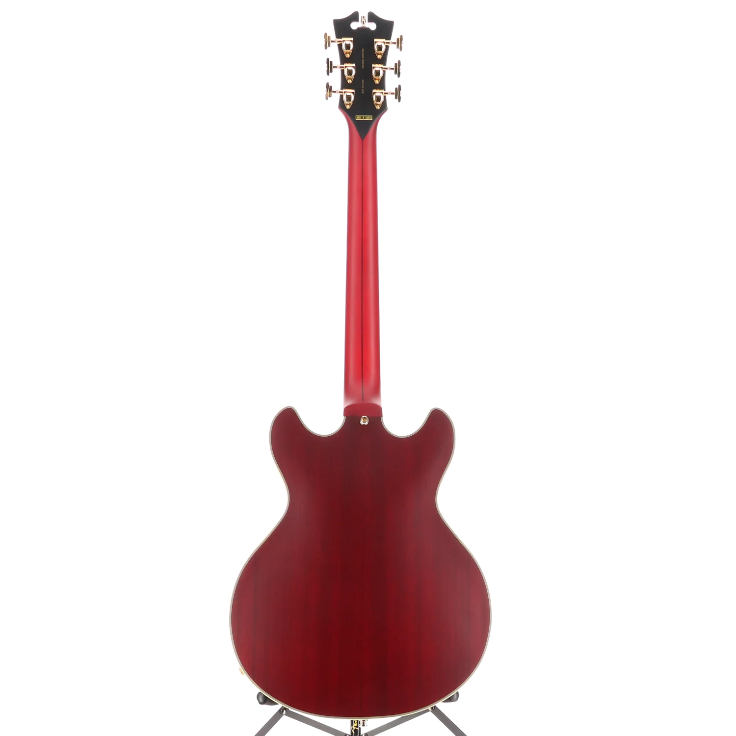 D'angelico Deluxe Mini DC, P90s - Satin Trans Wine, Professional Setup (RC4) (00169) - Image 6