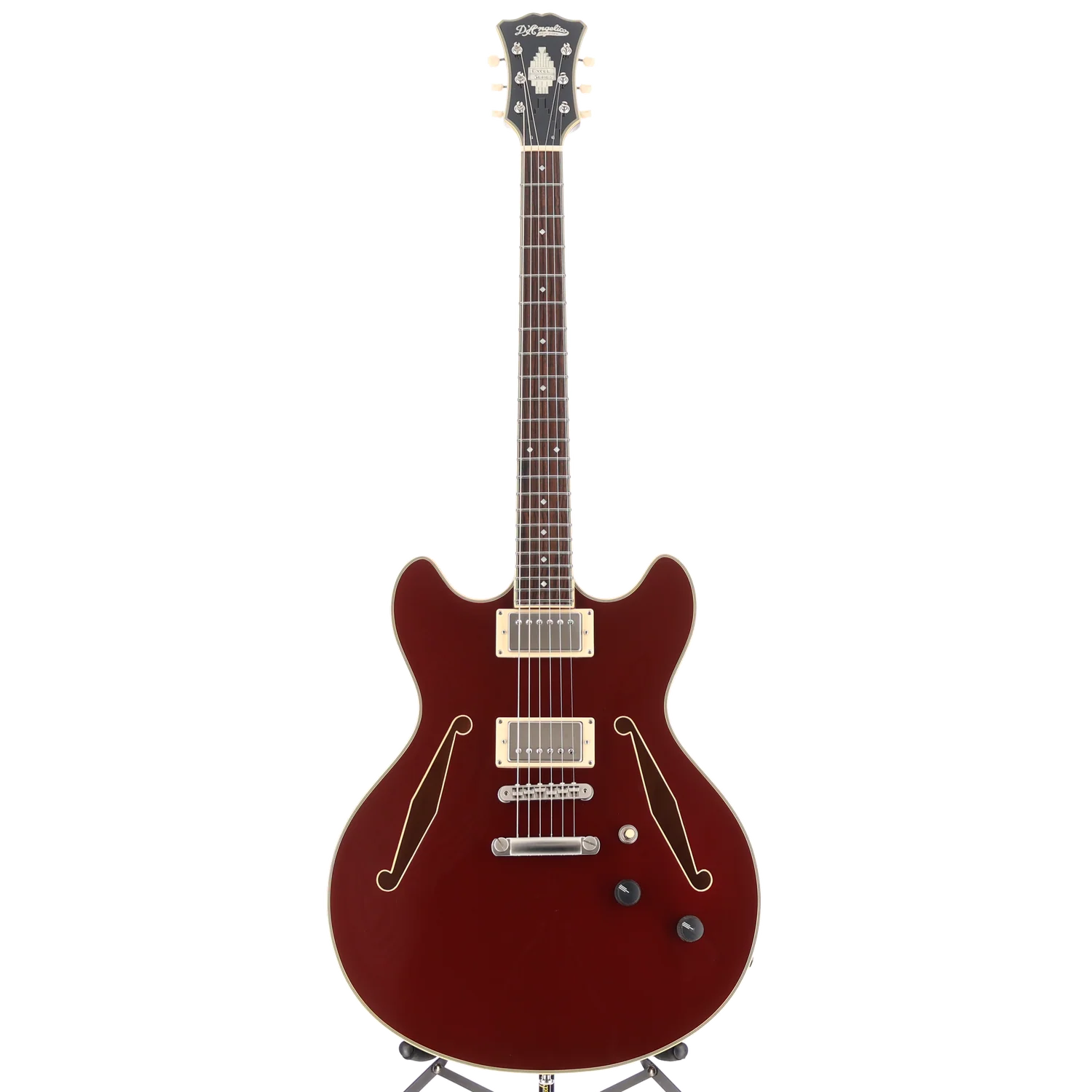 D'angelico Excel DC Tour Collection - Solid Wine, Plays Great (AA1) (20112) - Image 5