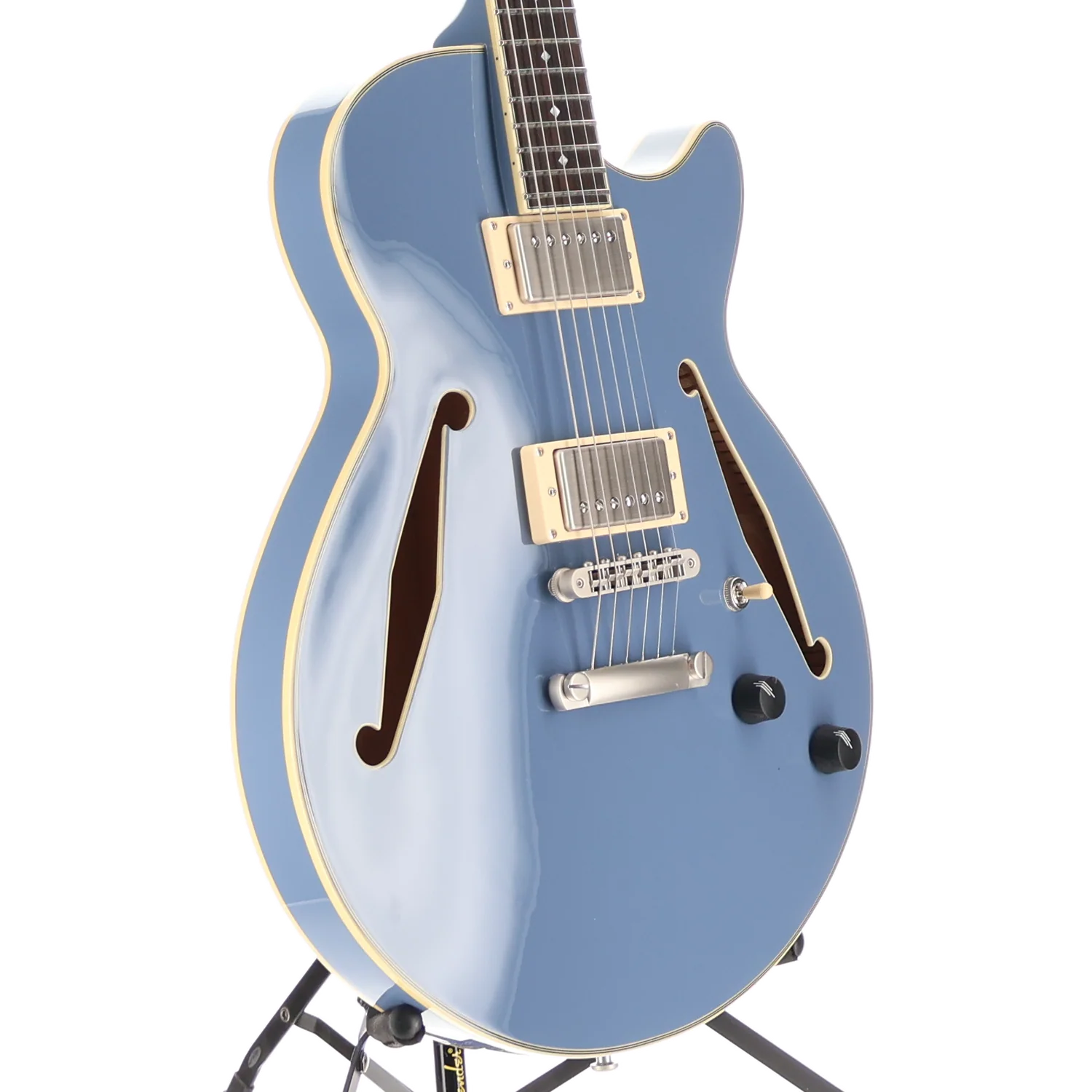 D'angelico Excel Mini DC Tour Collection - Slate Blue, Pro Setup (F10) (31624) - Image 3