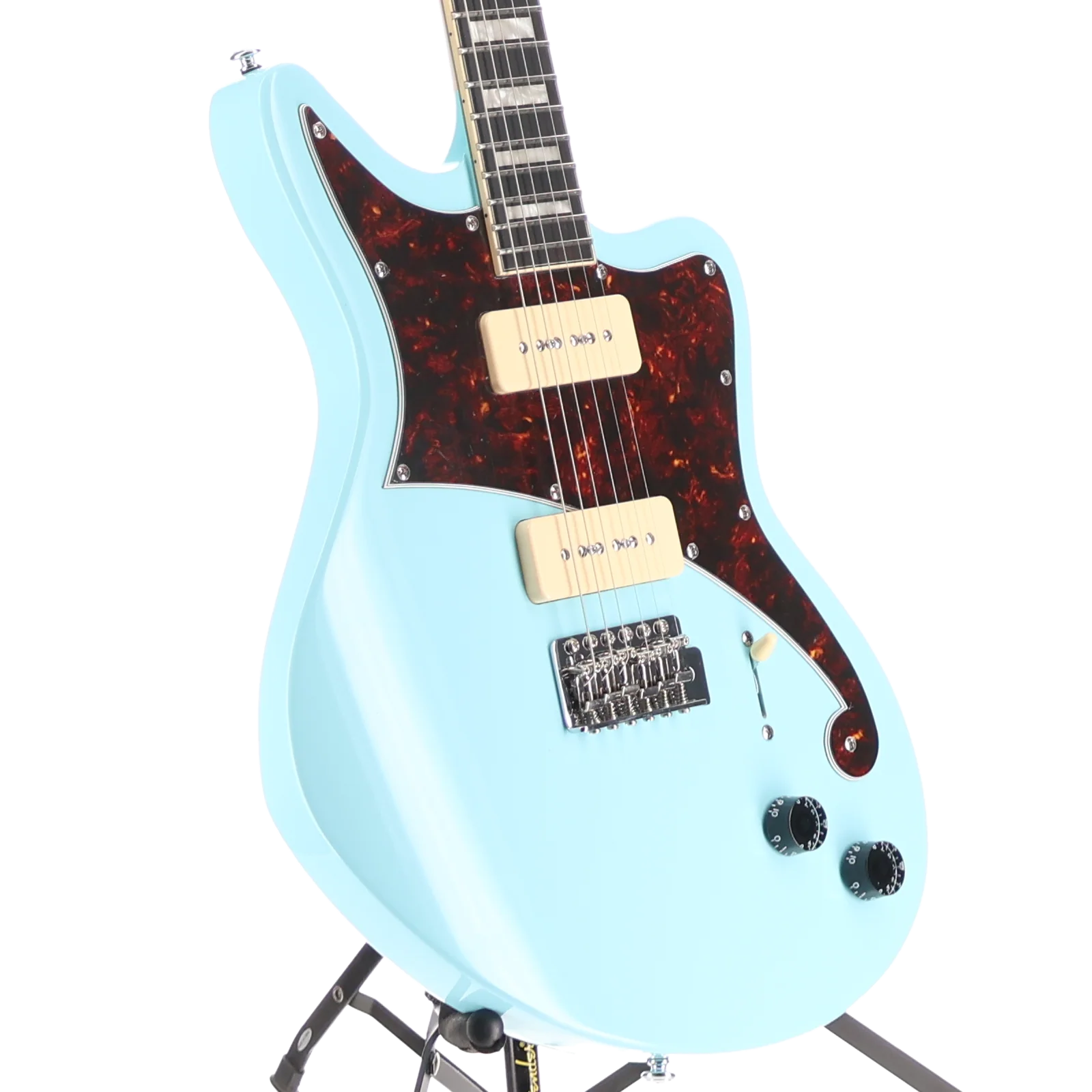 D'angelico Premier Bedford - Sky Blue, Professional Setup (O5) (15650) - Image 3
