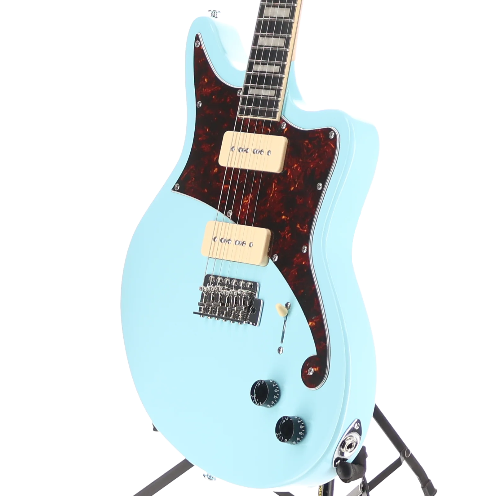 D'angelico Premier Bedford - Sky Blue, Professional Setup (O5) (15650) - Image 4