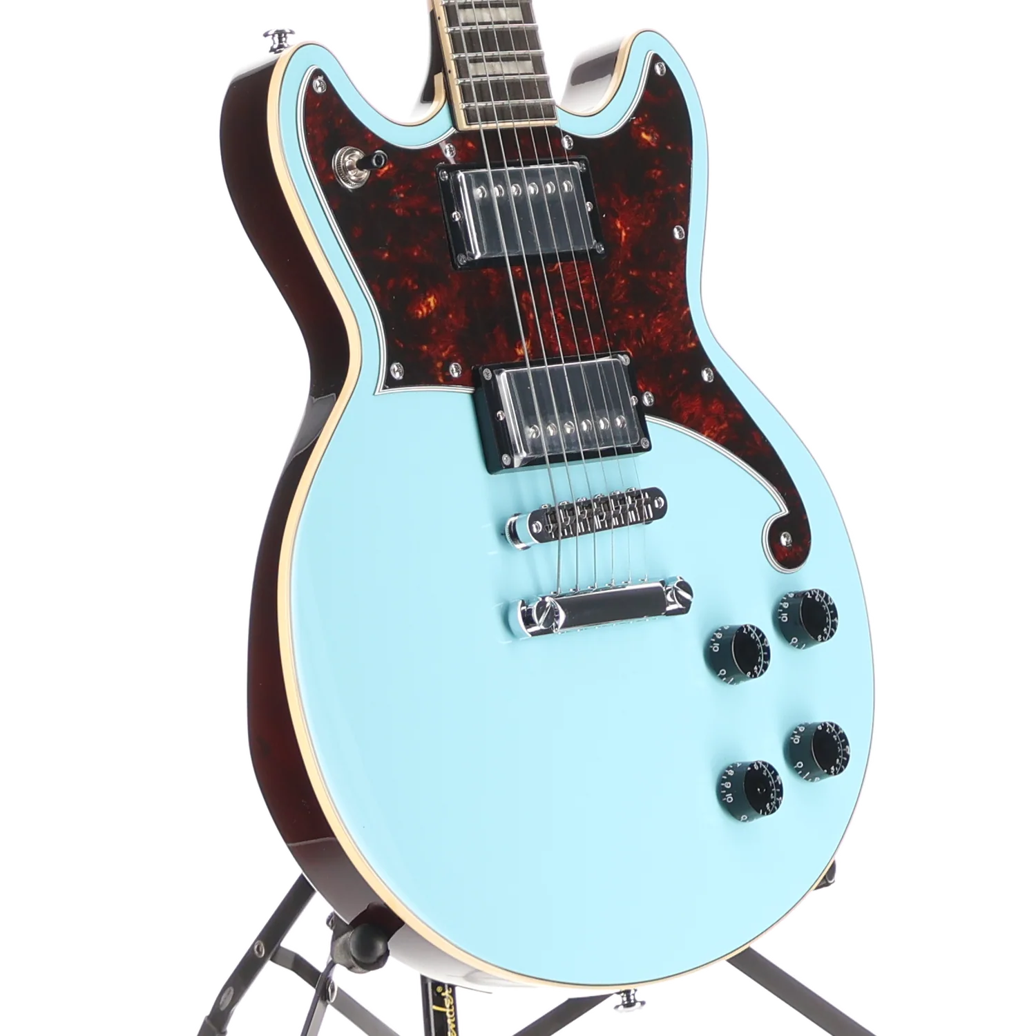 D'angelico Premier Brighton - Sky Blue, Plays Great (B9) (10277) - Image 3