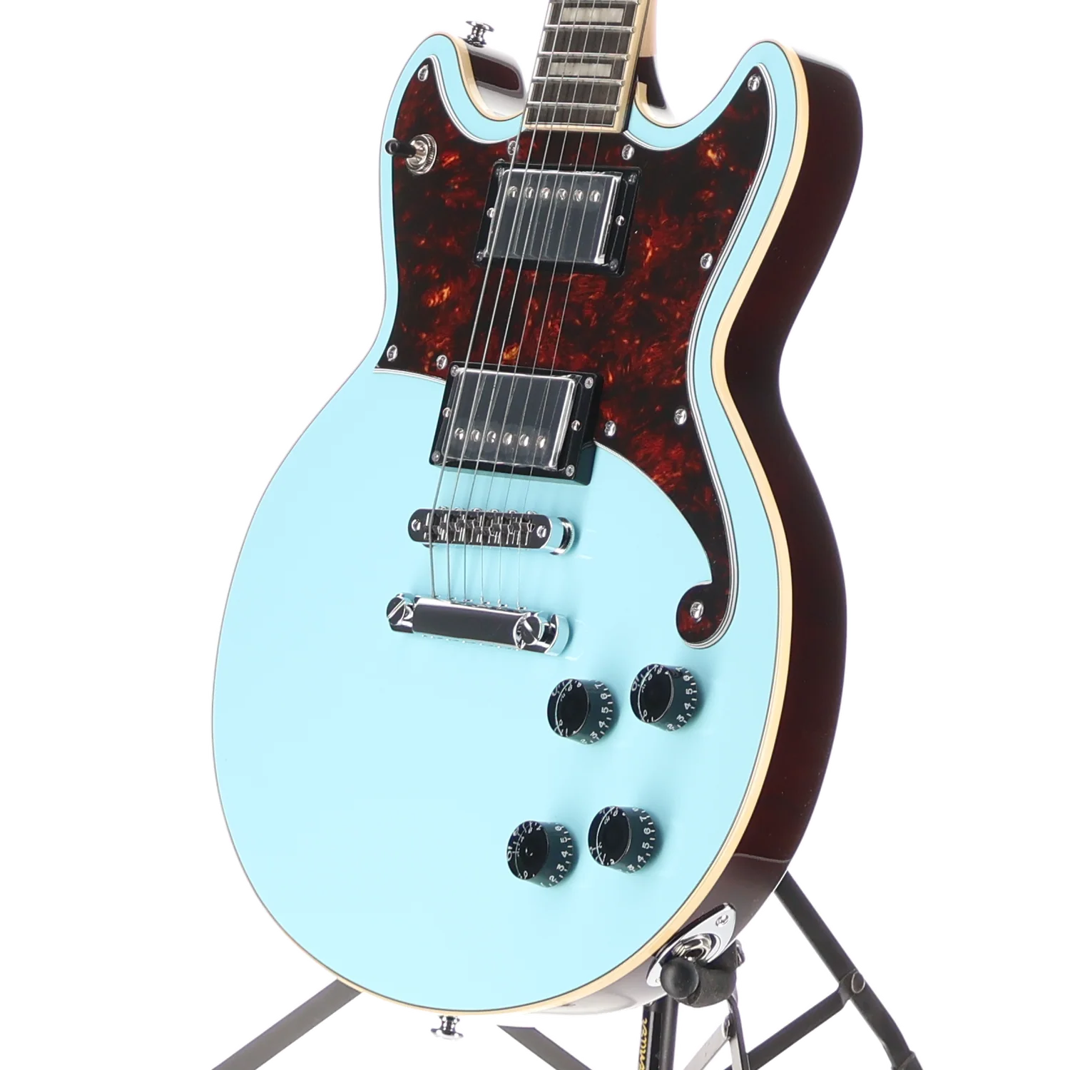 D'angelico Premier Brighton - Sky Blue, Plays Great (B9) (10277) - Image 4