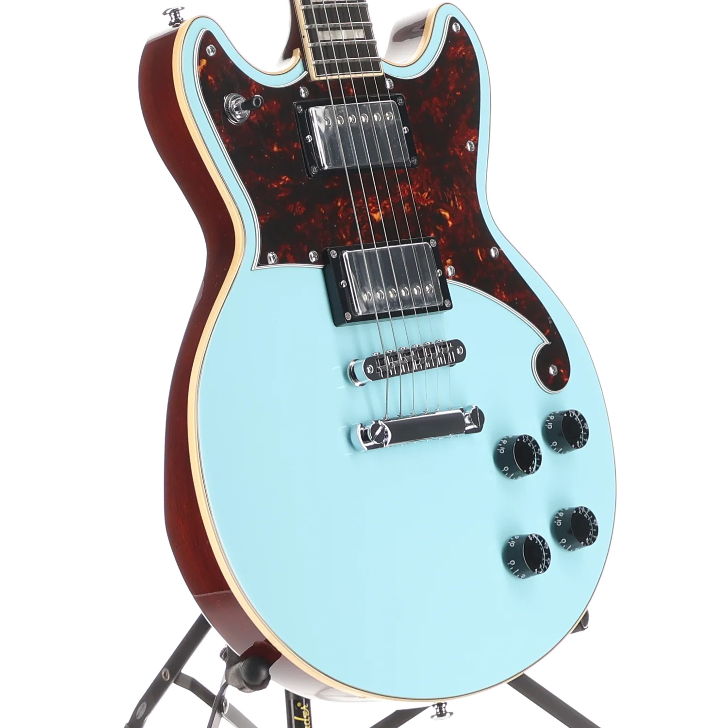 D'angelico Premier Brighton - Sky Blue, Professional Setup (Y11) (23390) - Image 3
