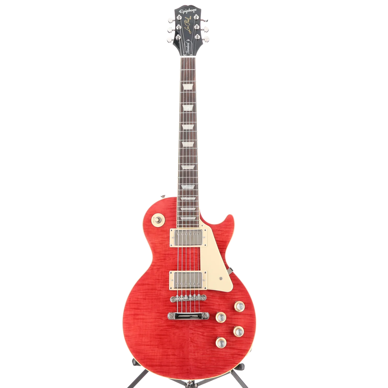 Epiphone Les Paul Standard '60s Figured Top - Fuchsia, Stage Ready (M7) (29073) - Image 5