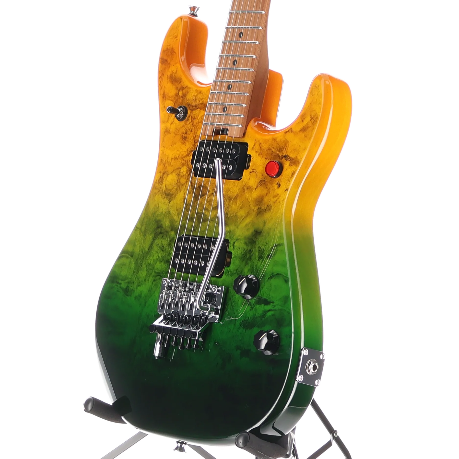 EVH 5150 Series Deluxe QM, Limeade Zest, Stage Ready (Q7) (01305) - Image 4