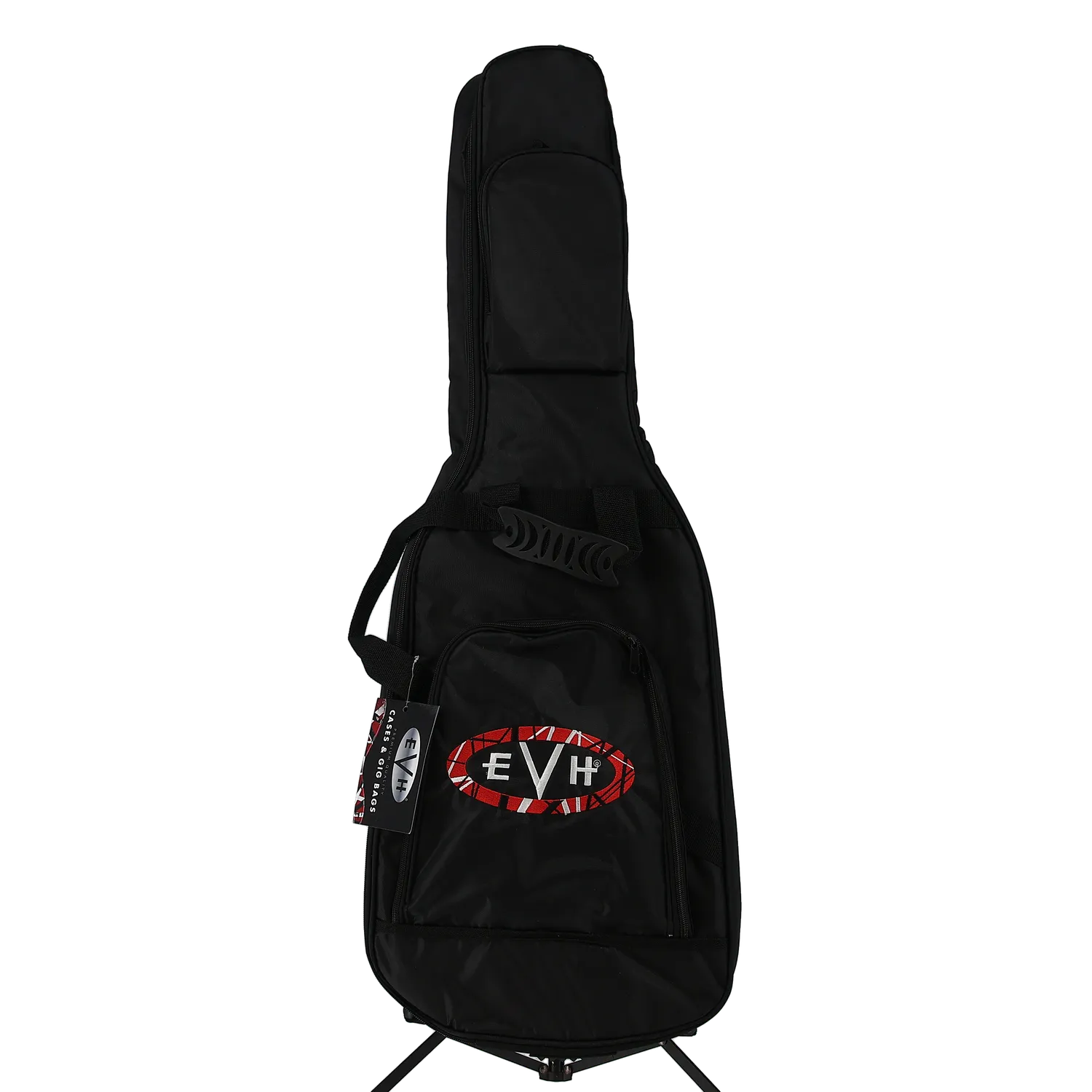 EVH Striped Series Circles, Maple Fingerboard, White and Black (S10) (00876) - Image 7