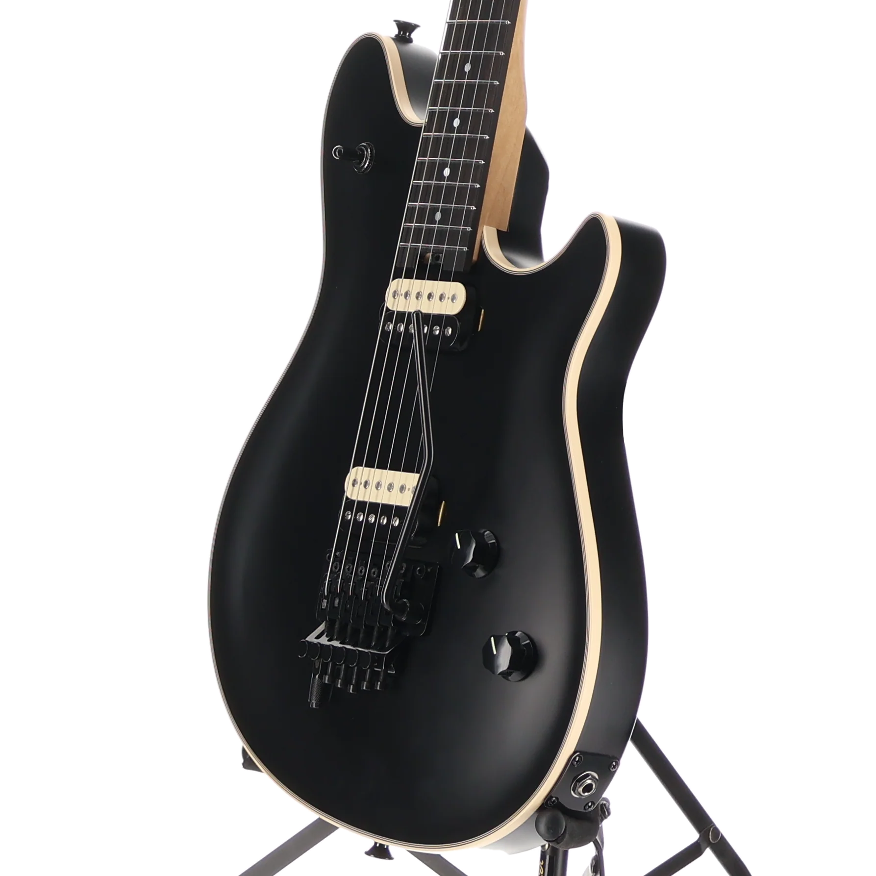 EVH Wolfgang Stealth, Ebony Fingerboard, Stealth Black w/ Case, Plays Great (B10) (1520A) - Image 4