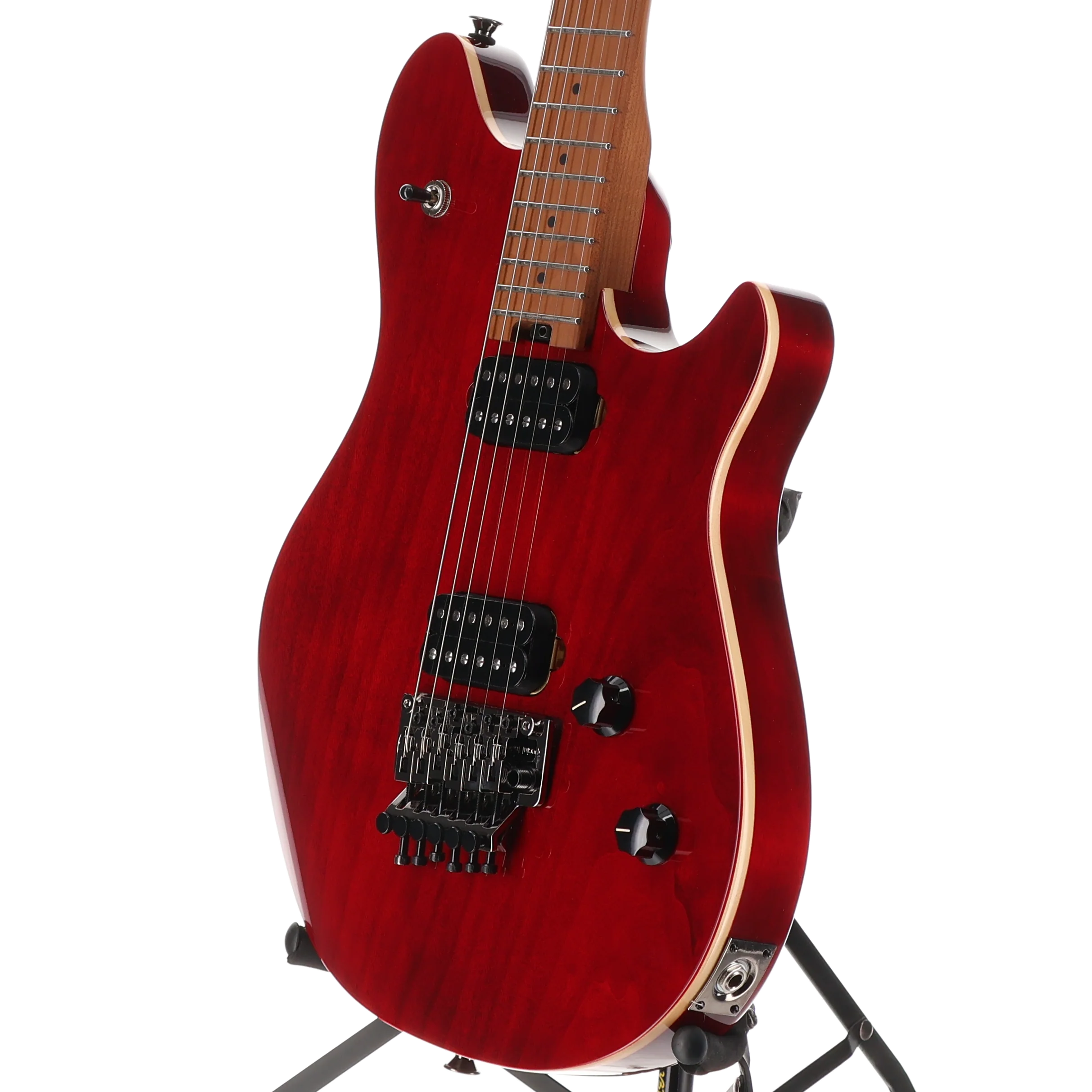 EVH Wolfgang WG Standard QM, Baked Maple Fingerboard, Wine Red (RP) (03533) - Image 3