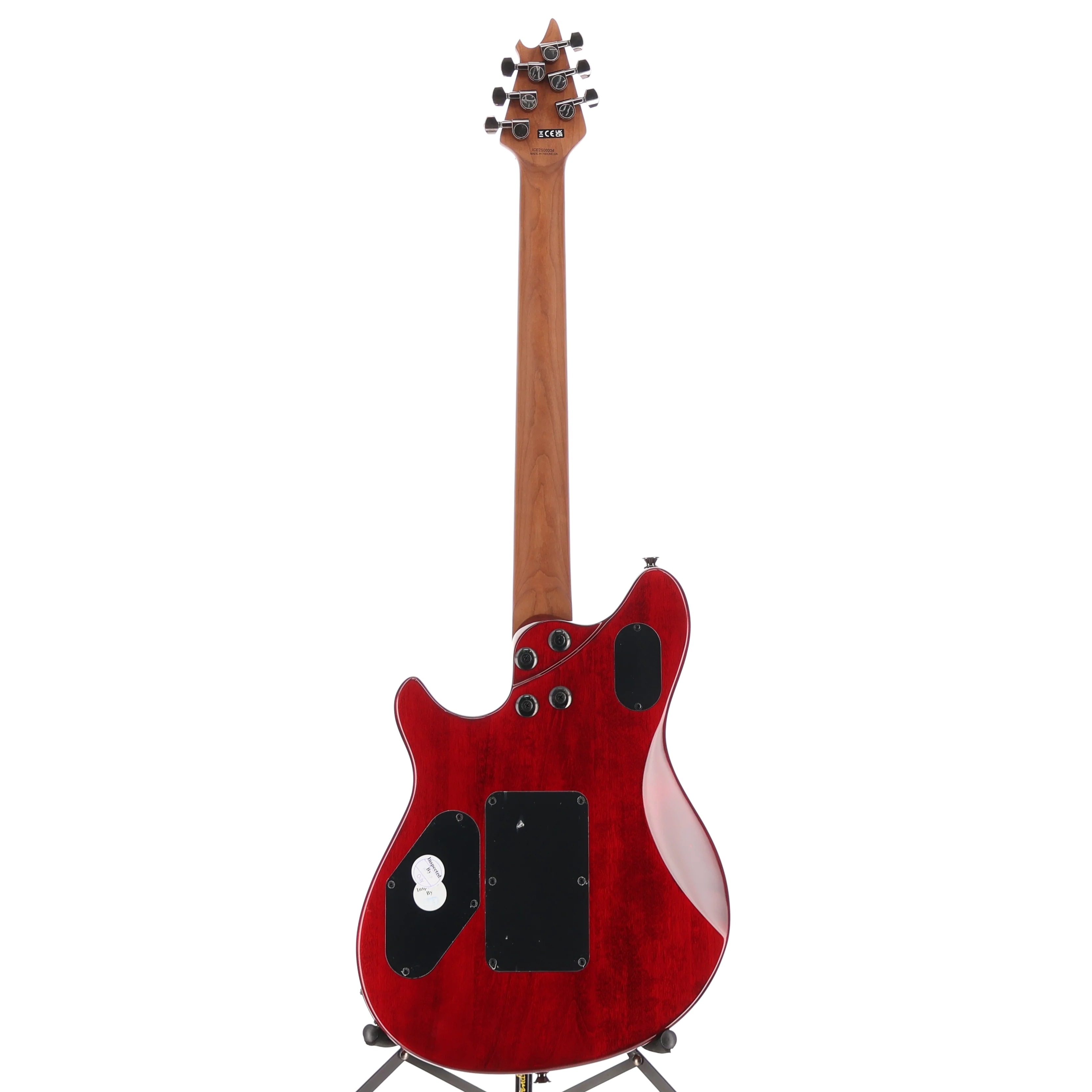 EVH Wolfgang WG Standard QM, Baked Maple Fingerboard, Wine Red (RP) (03533) - Image 6