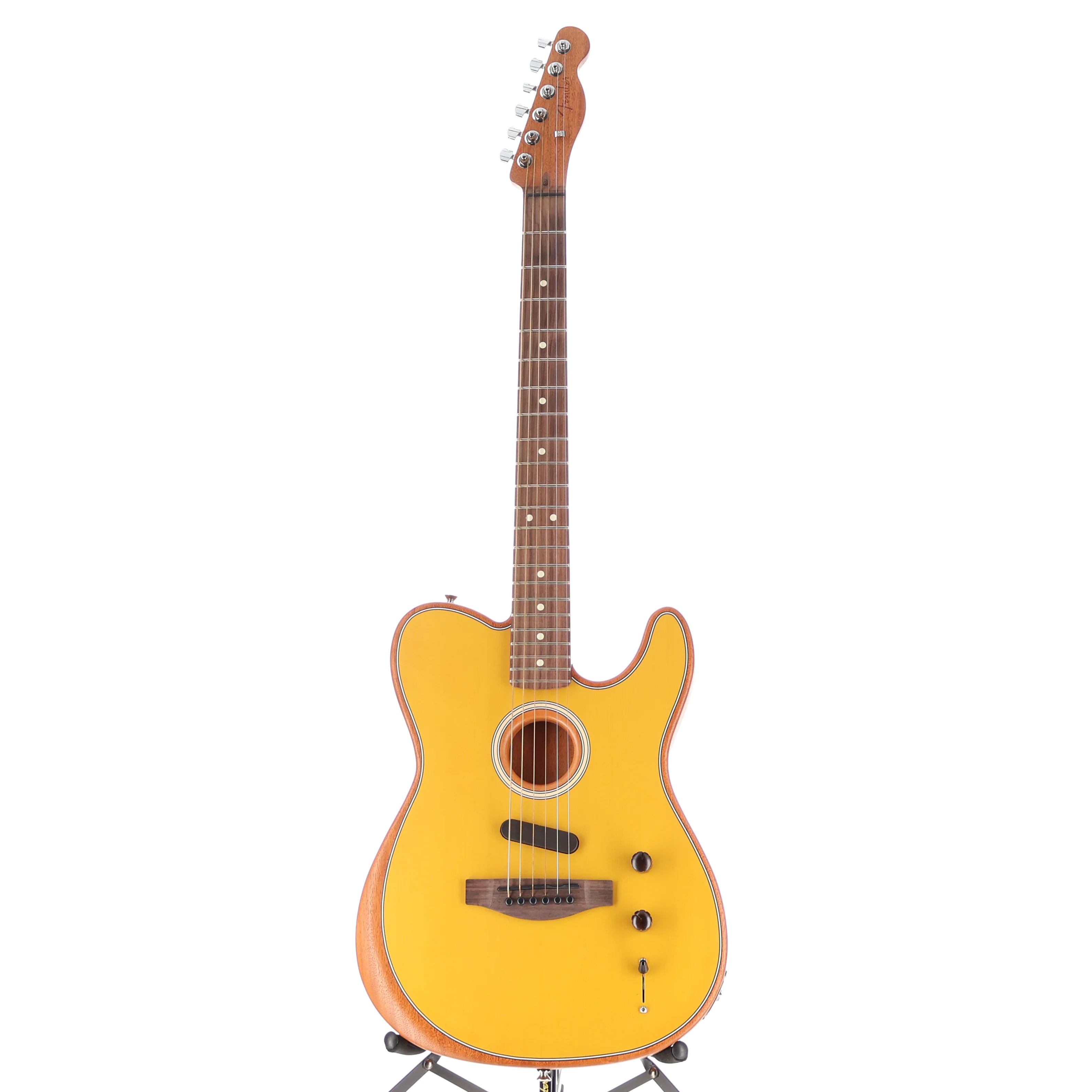 Fender Acoustasonic Player Telecaster, Butterscotch Blonde, Performance Ready (R1) (02812) - Image 5