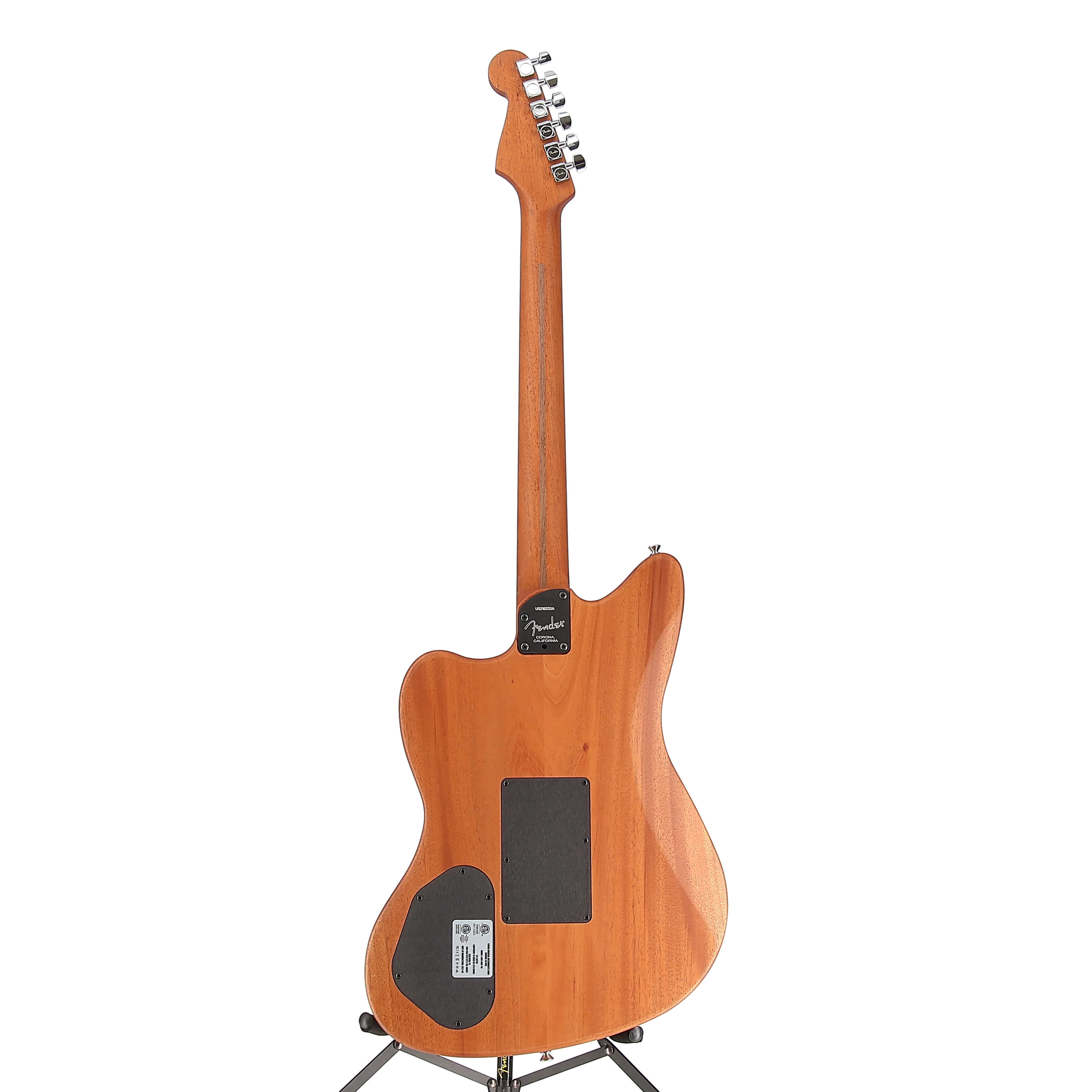 Fender American Acoustasonic Jazzmaster, Tungsten, Performance Ready (V9) (6233A) - Image 6