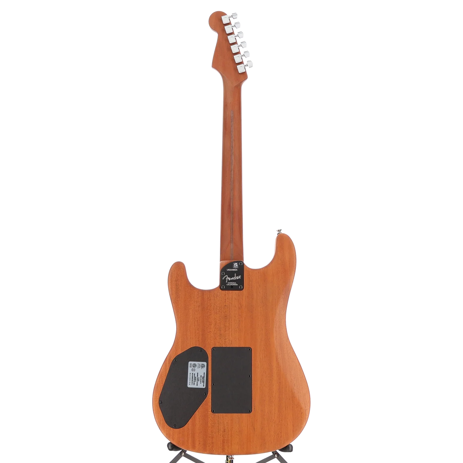 Fender American Acoustasonic Strat, Ebony Fingerboard, 3-Color Sunburst, Fully Tested (AA12) (4863A) - Image 6