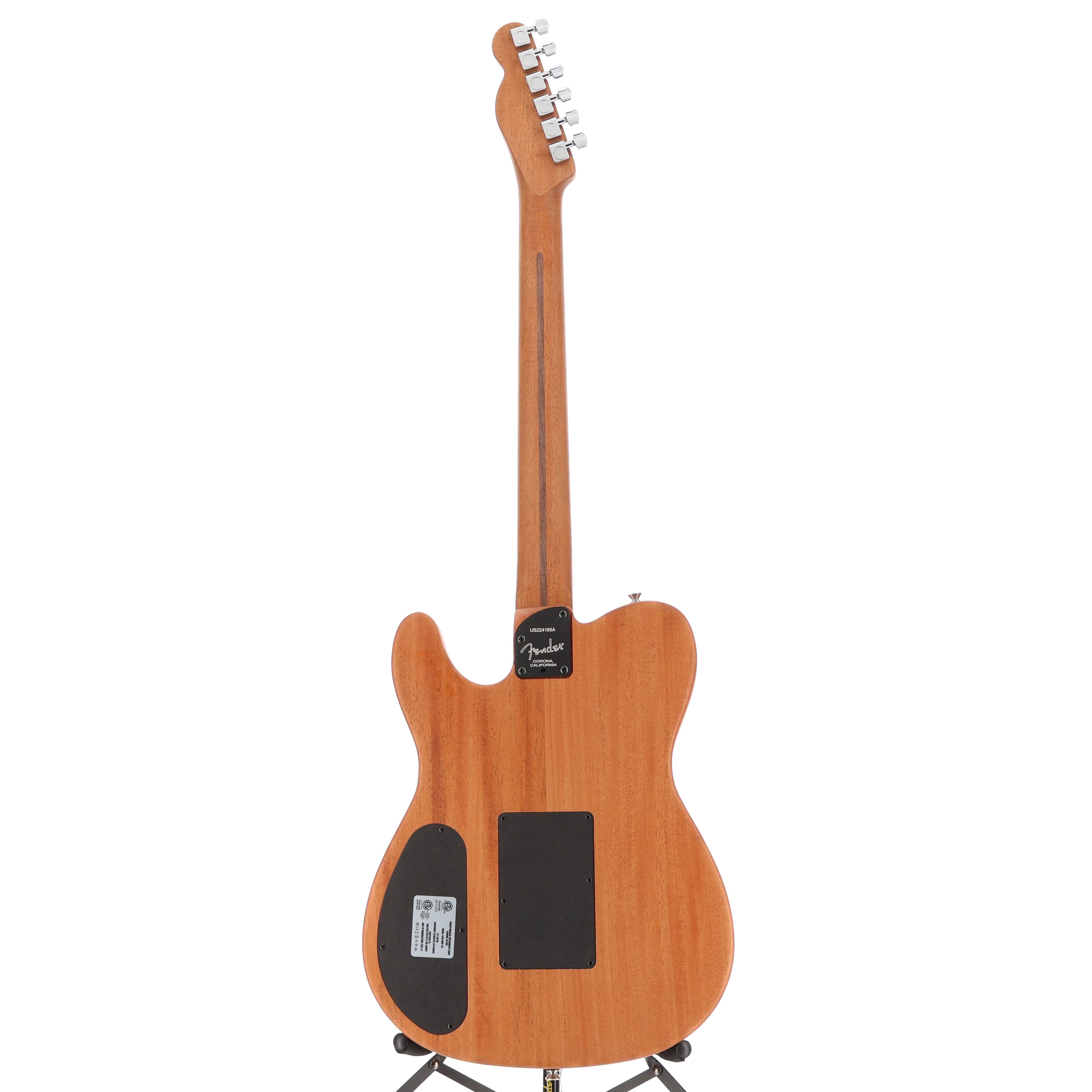 Fender American Acoustasonic Telecaster, Crimson Red, Professional Setup (G1) (4165A) - Image 6