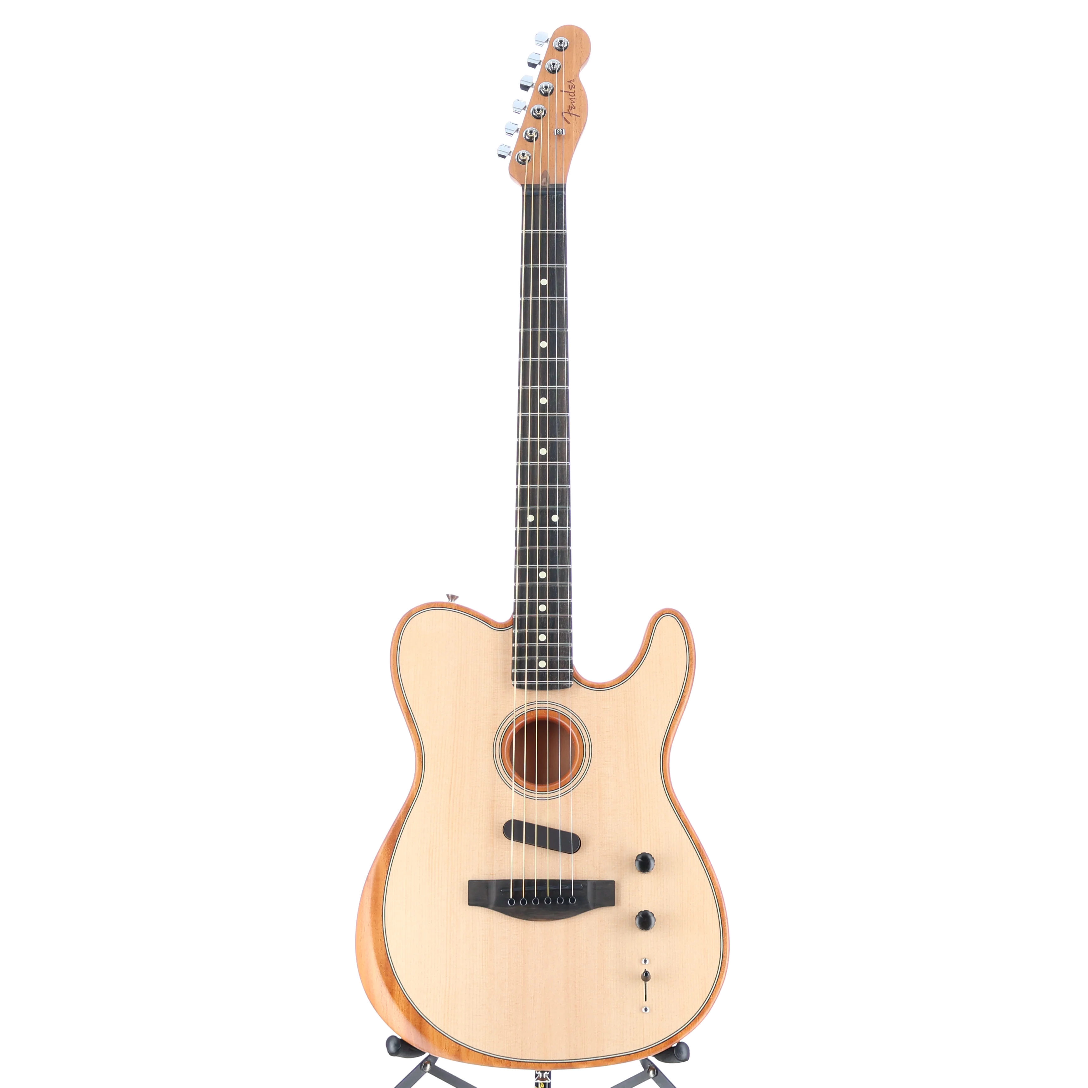 Fender American Acoustasonic Telecaster, Natural, Expert Setup (B1) (3287A) - Image 5