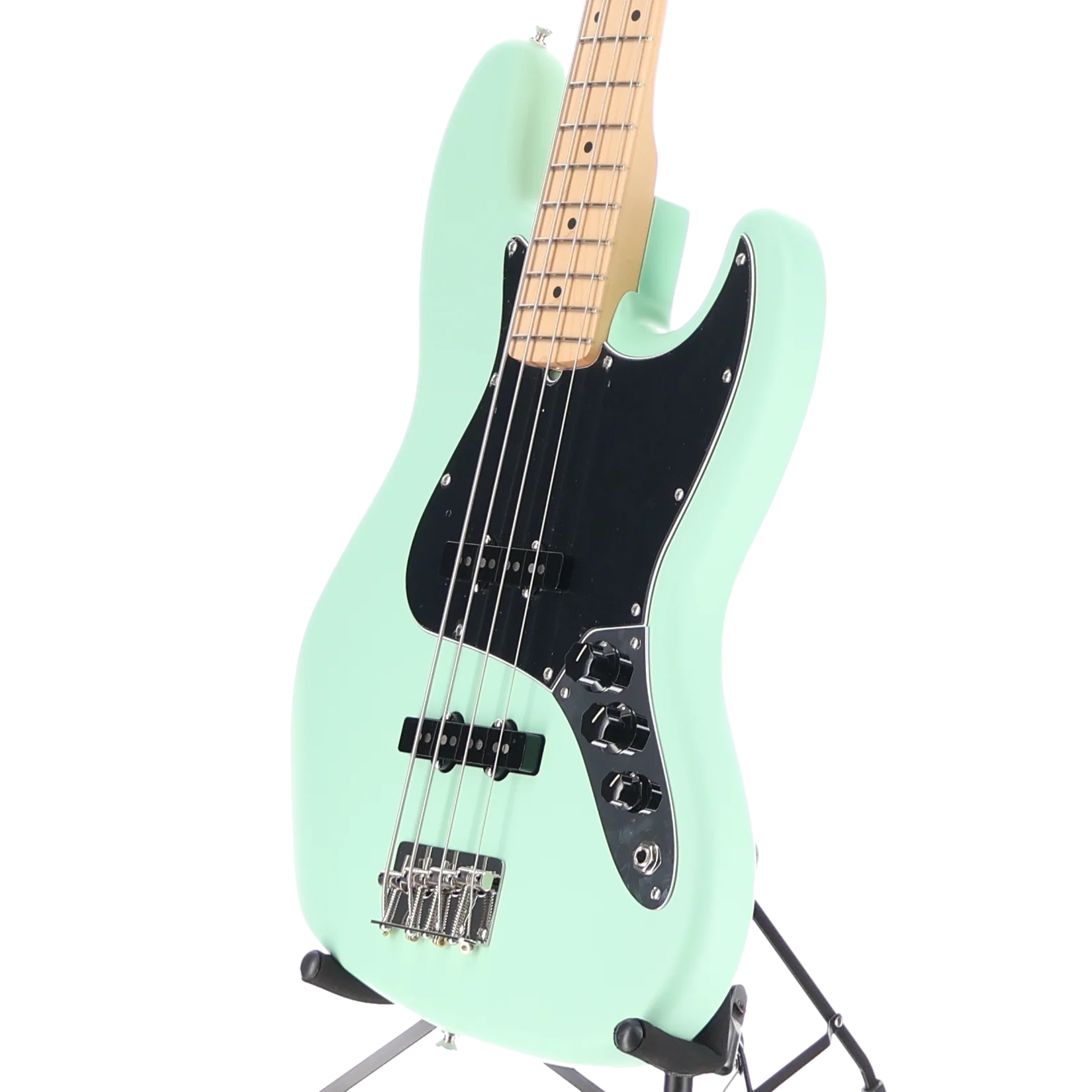 Fender American Performer Jazz Bass, Maple Fingerboard, Satin Surf Green (T12) (10573) - Image 4