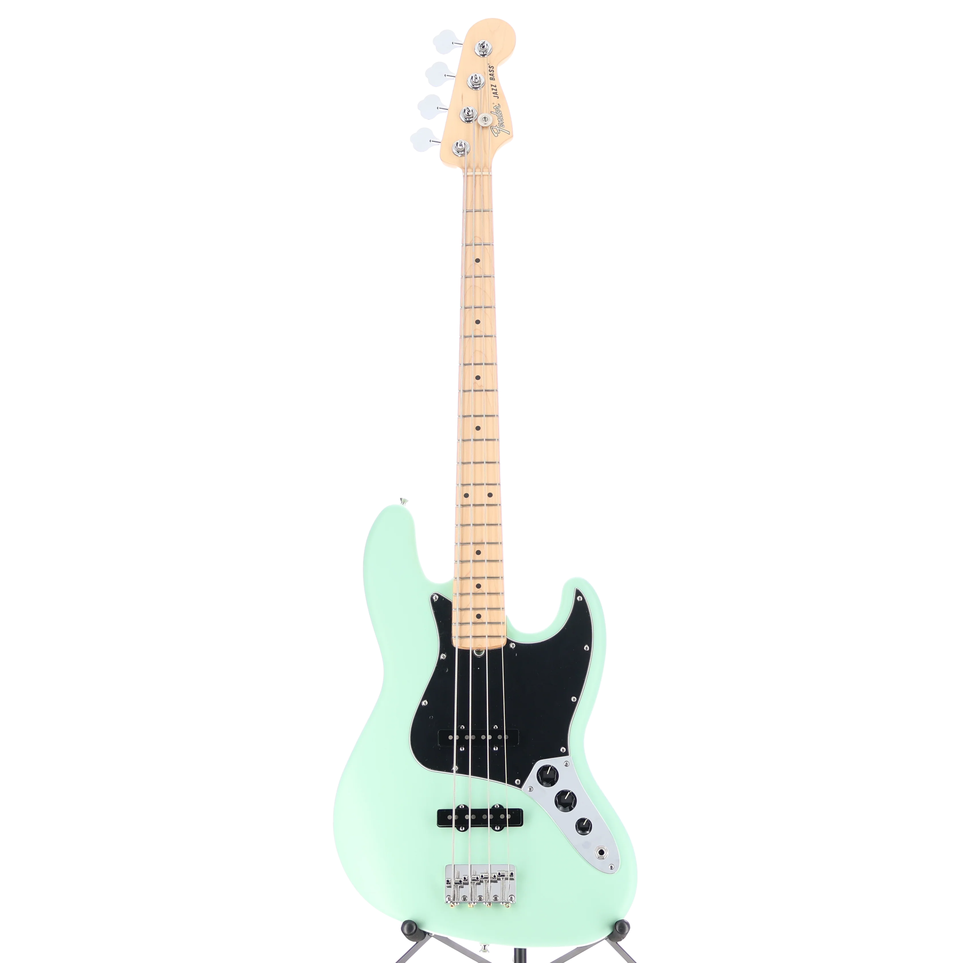 Fender American Performer Jazz Bass, Maple Fingerboard, Satin Surf Green (T12) (10573) - Image 5