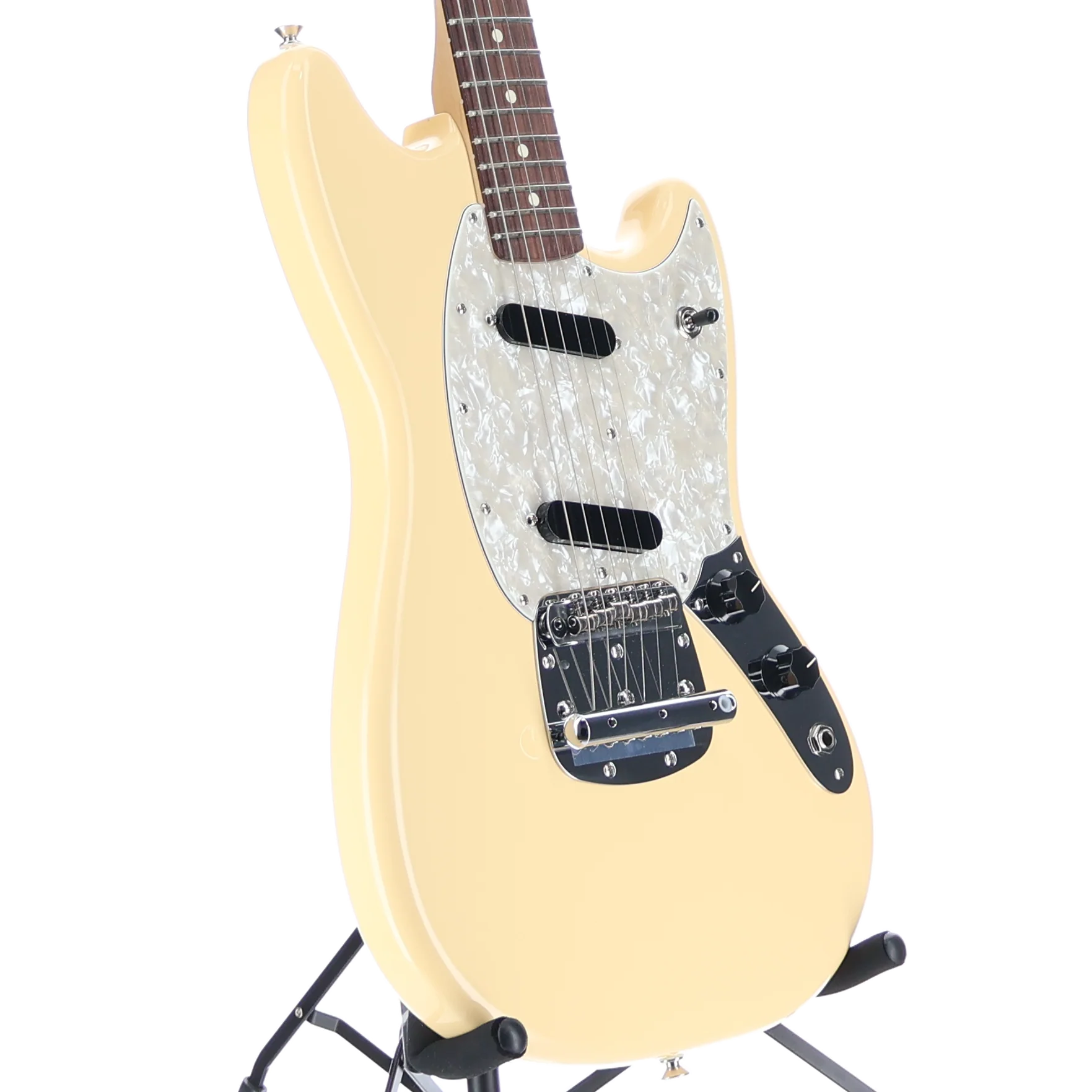 Fender American Performer Mustang, Rosewood Fingerboard, Vintage White (G2) (15105) - Image 3