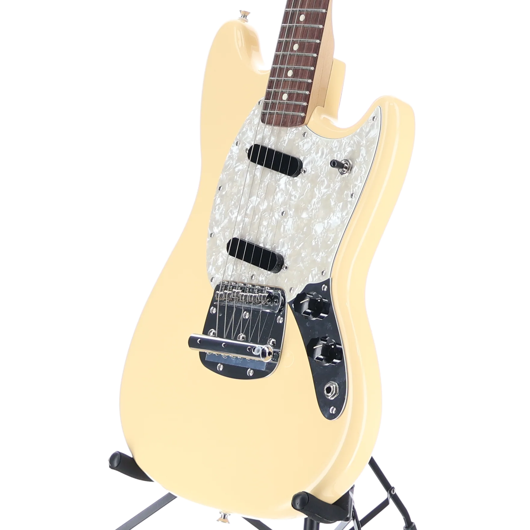 Fender American Performer Mustang, Rosewood Fingerboard, Vintage White (G2) (15105) - Image 4