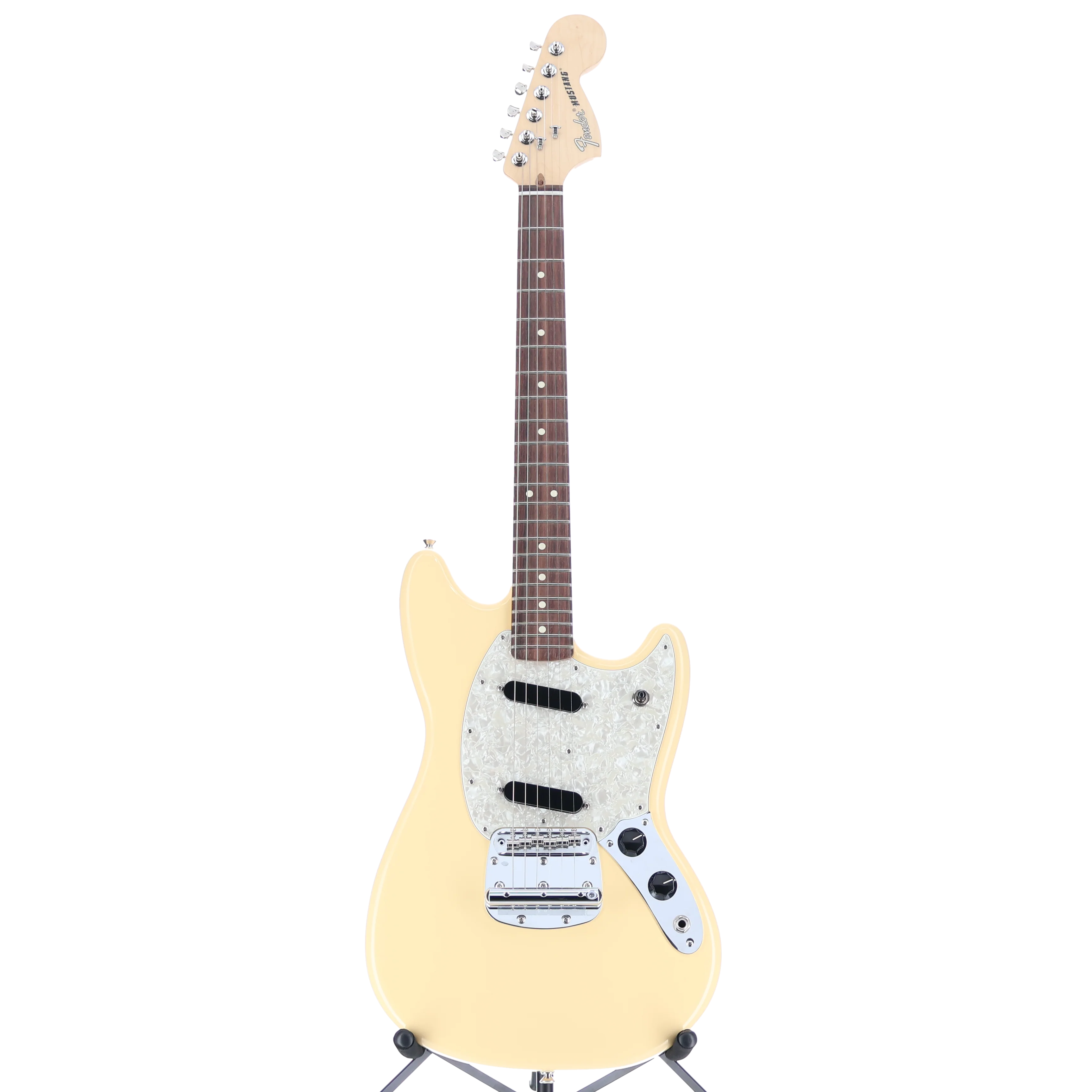 Fender American Performer Mustang, Rosewood Fingerboard, Vintage White (G2) (15105) - Image 5
